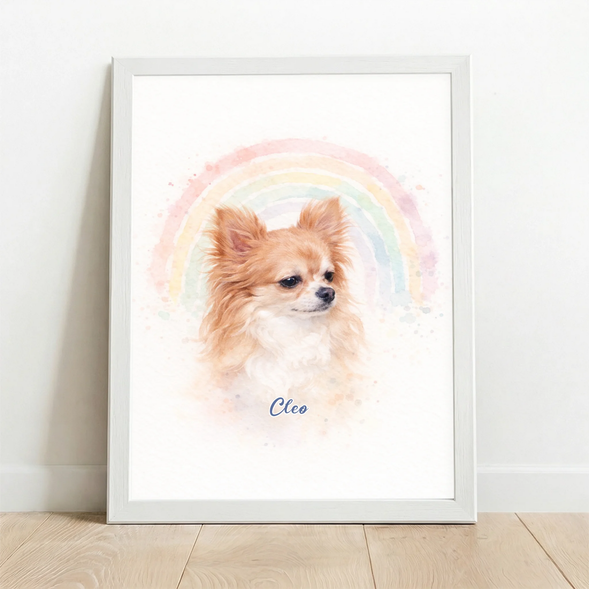 Framed Poster white