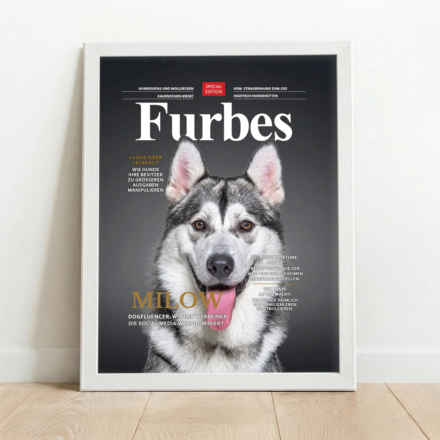 Framed Poster white