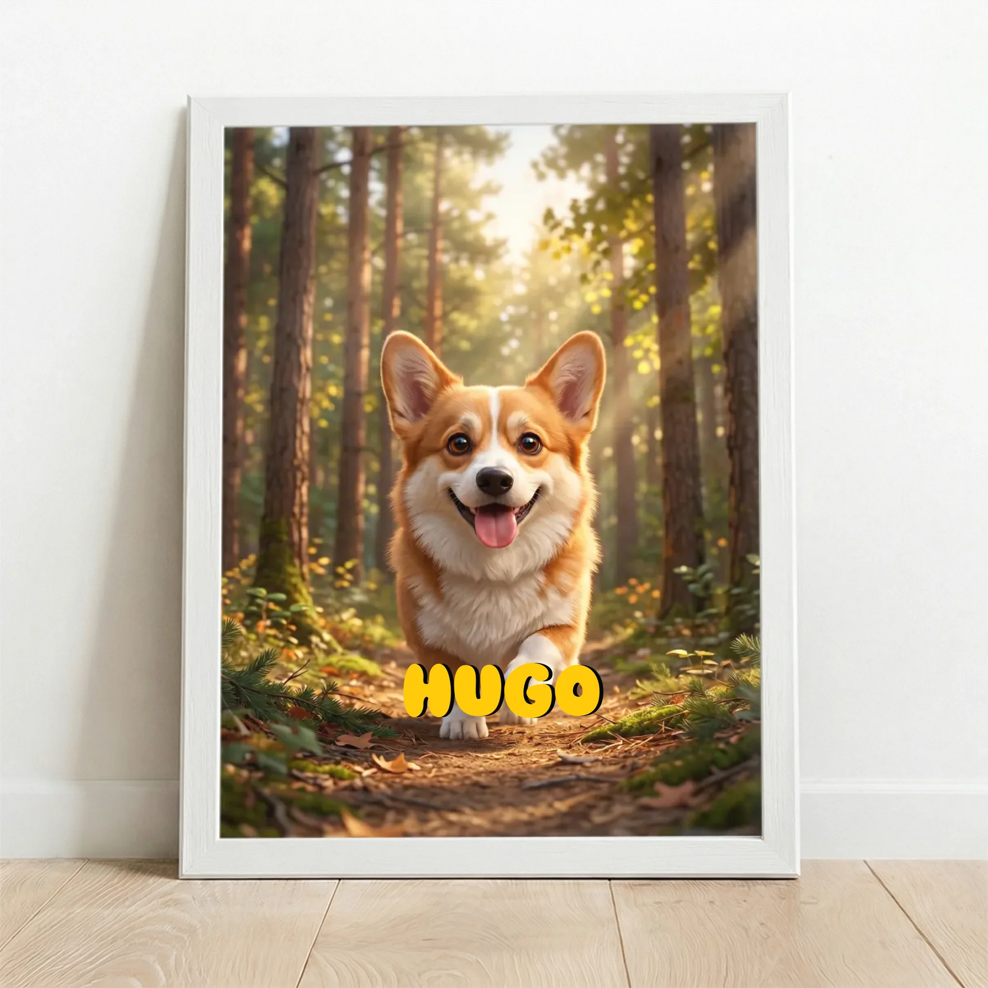 Framed Poster white