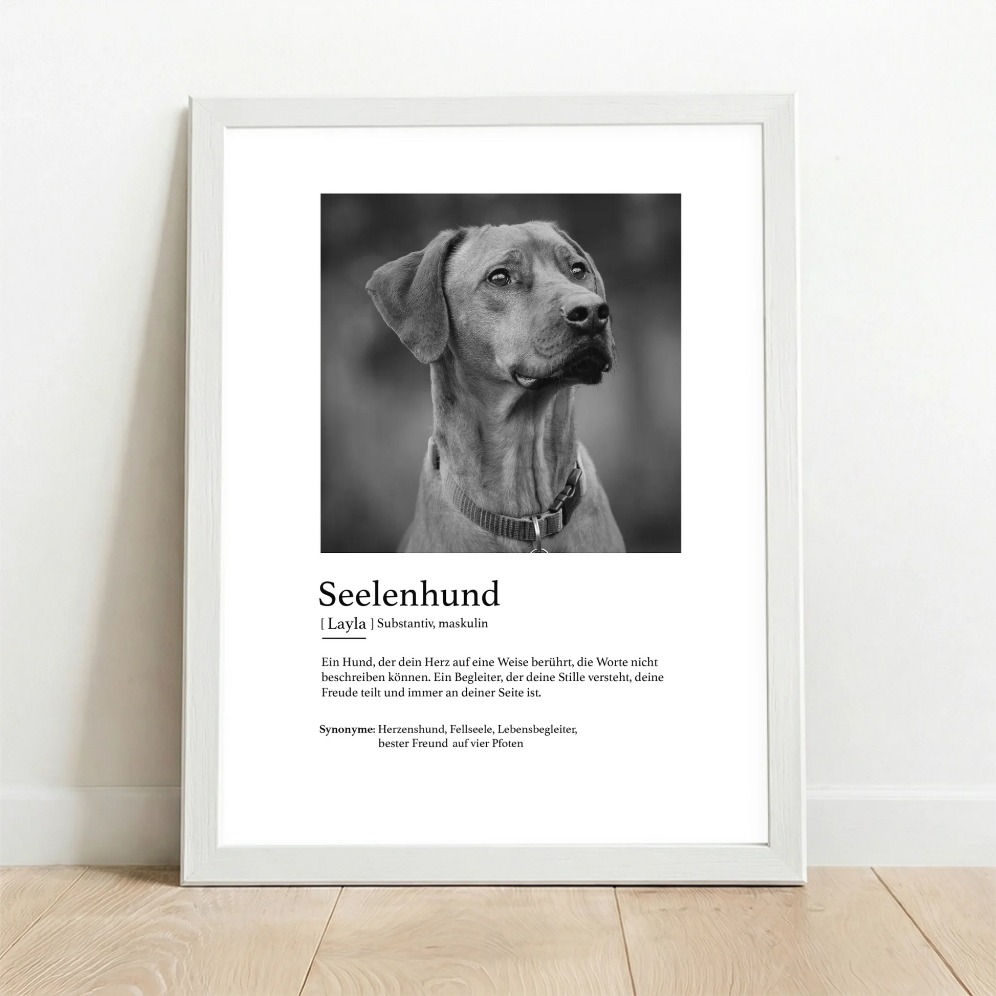 Framed Poster white