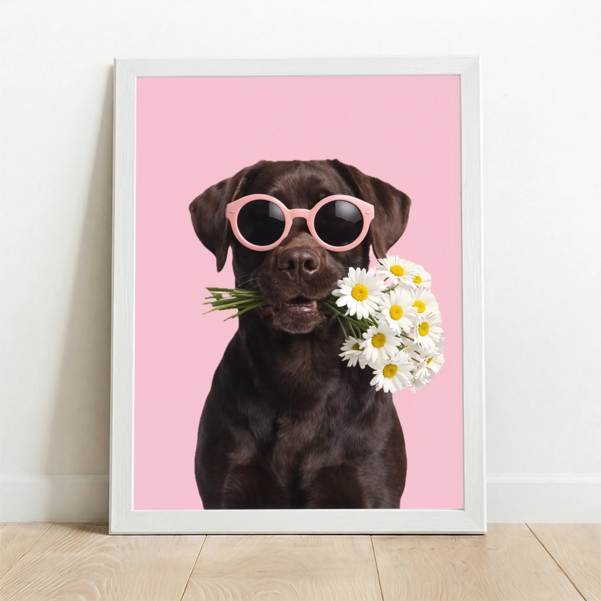 Framed Poster white
