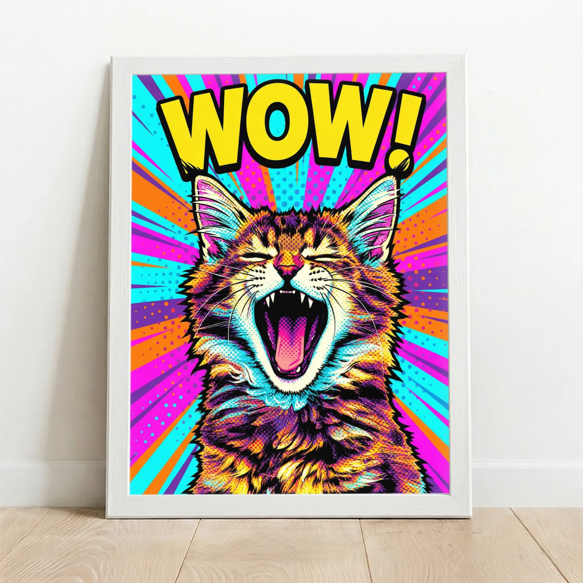 Framed Poster white