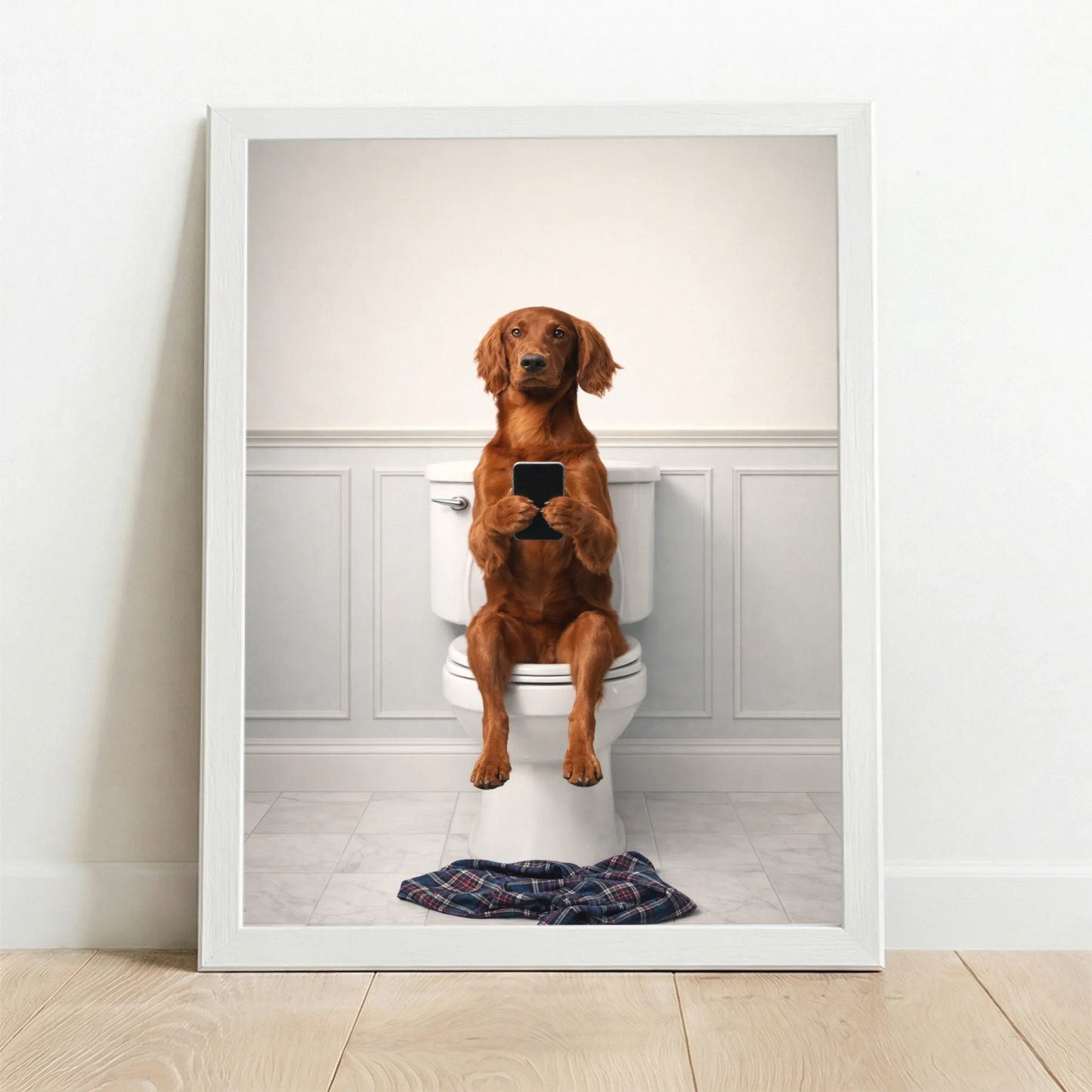 Framed Poster white