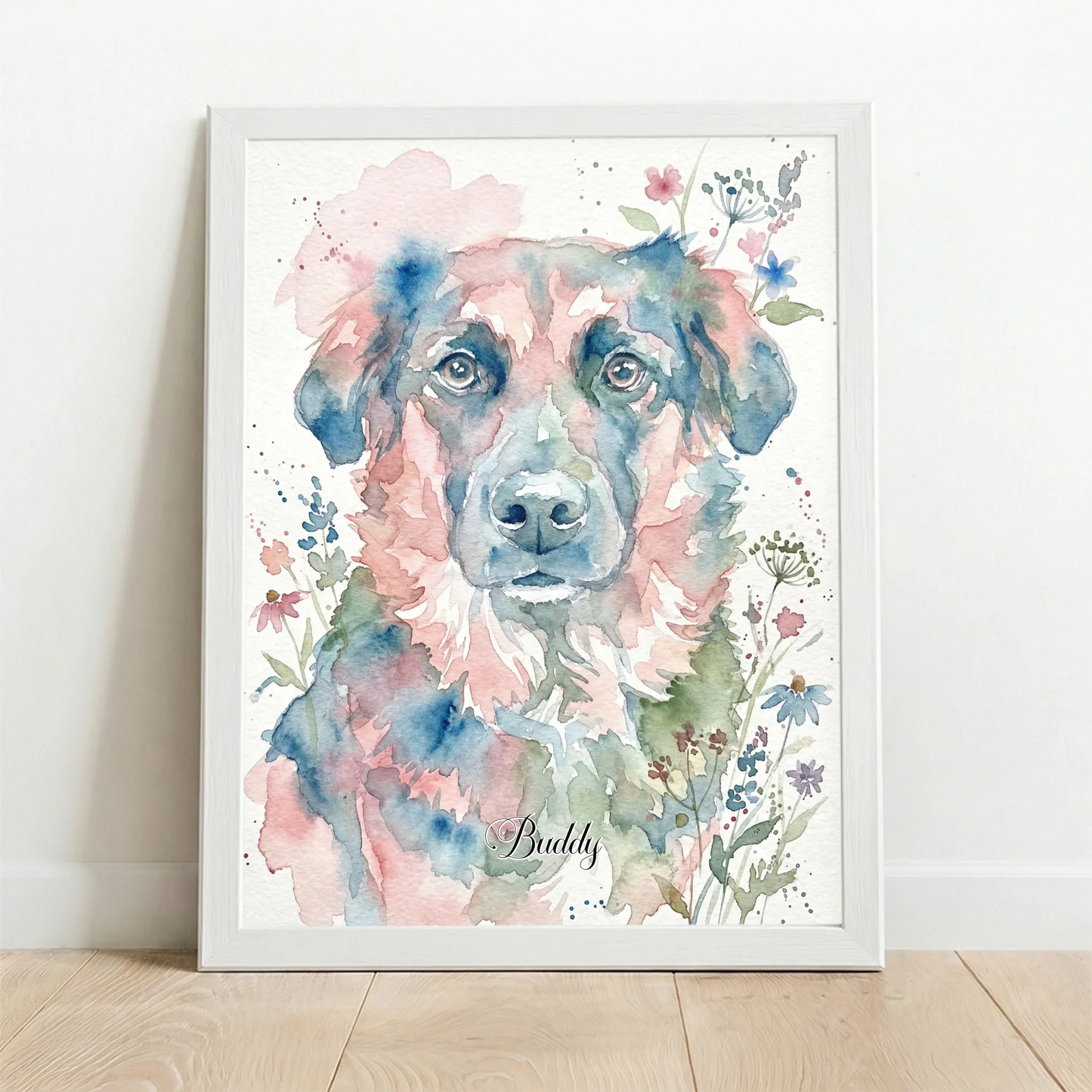 Framed Poster white