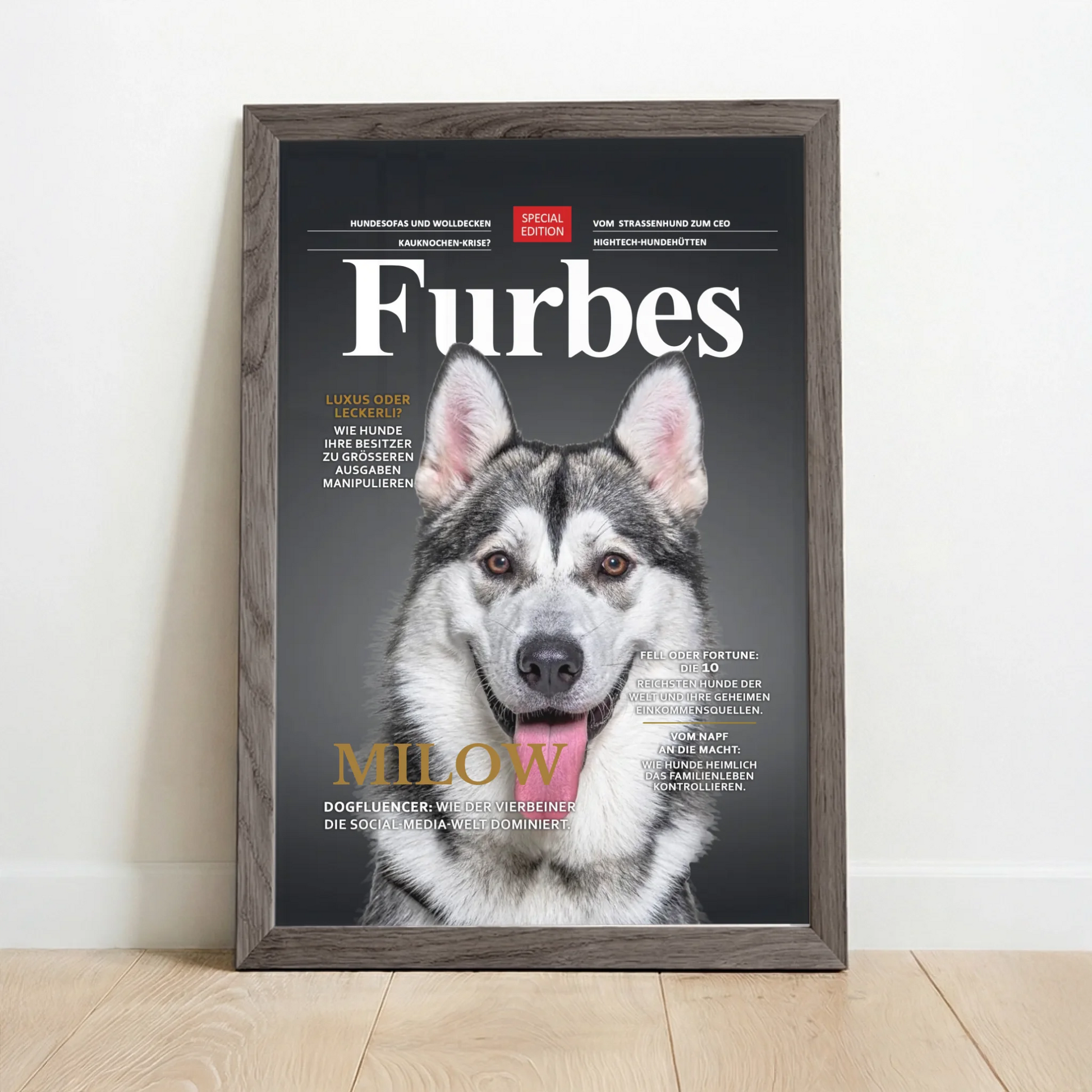 Framed Poster UK oak copy