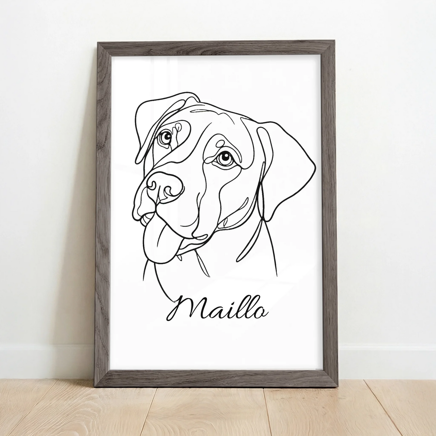 Framed Poster UK oak copy