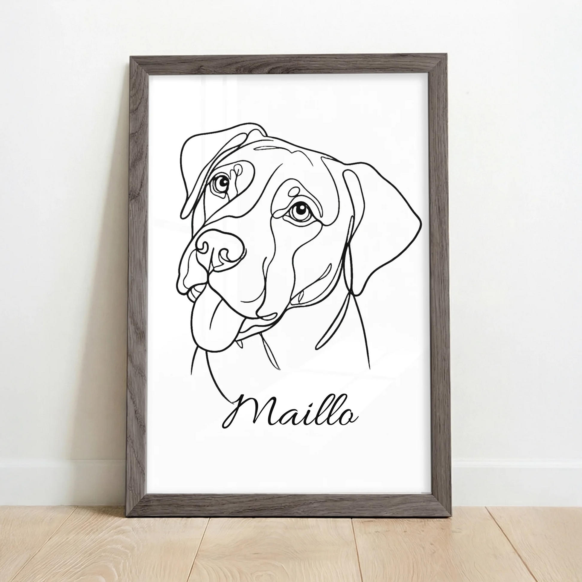 Framed Poster UK oak copy
