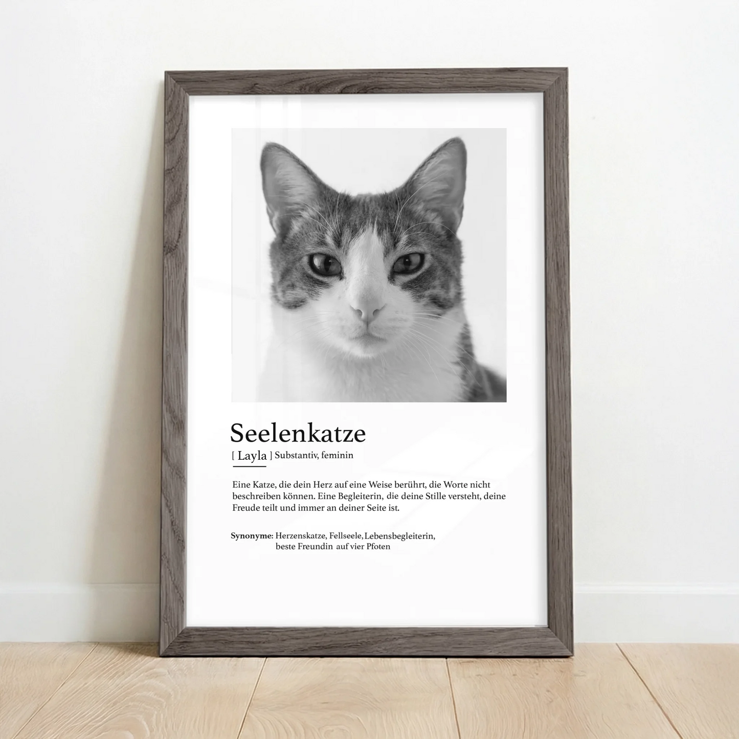 Framed Poster UK oak copy