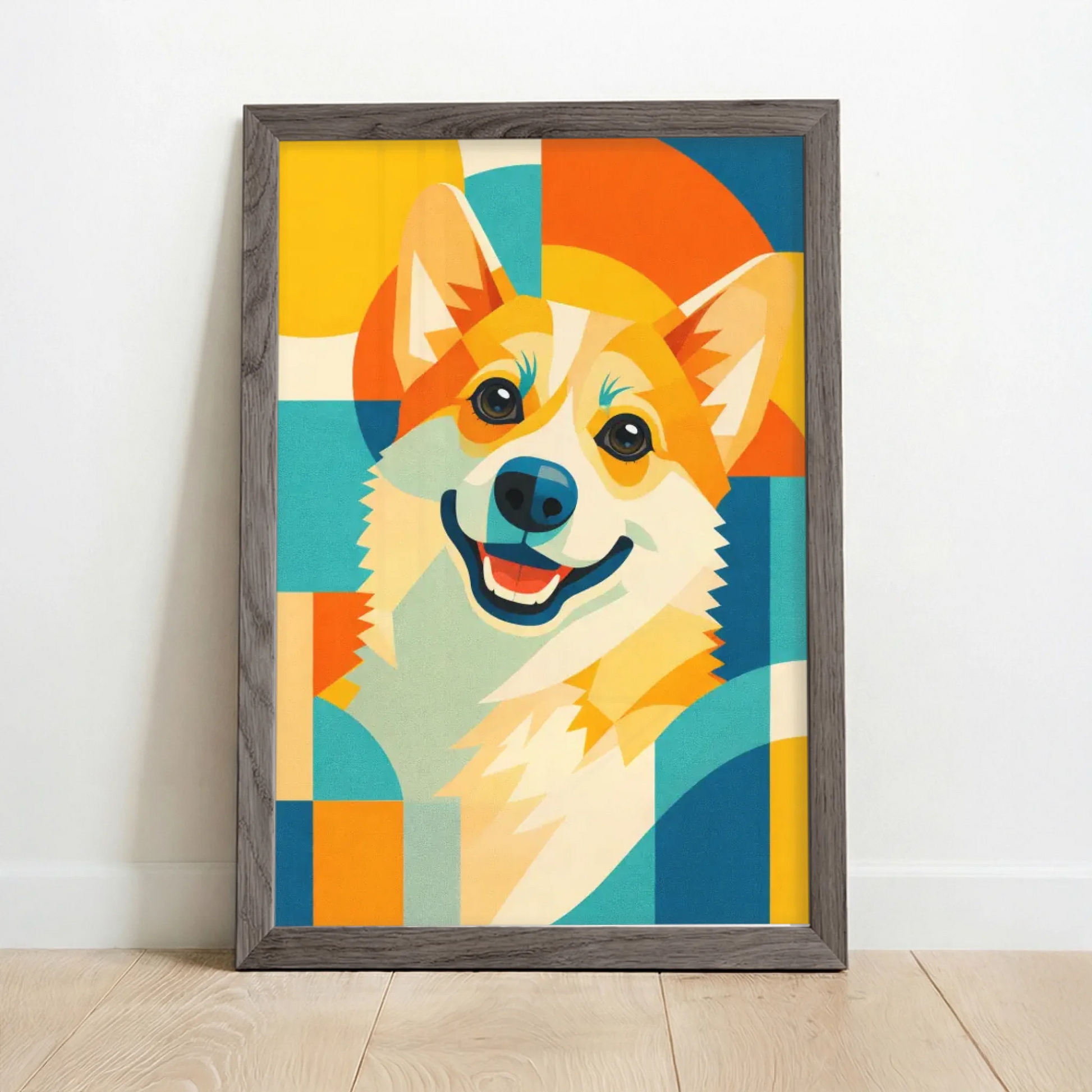Framed Poster UK oak copy