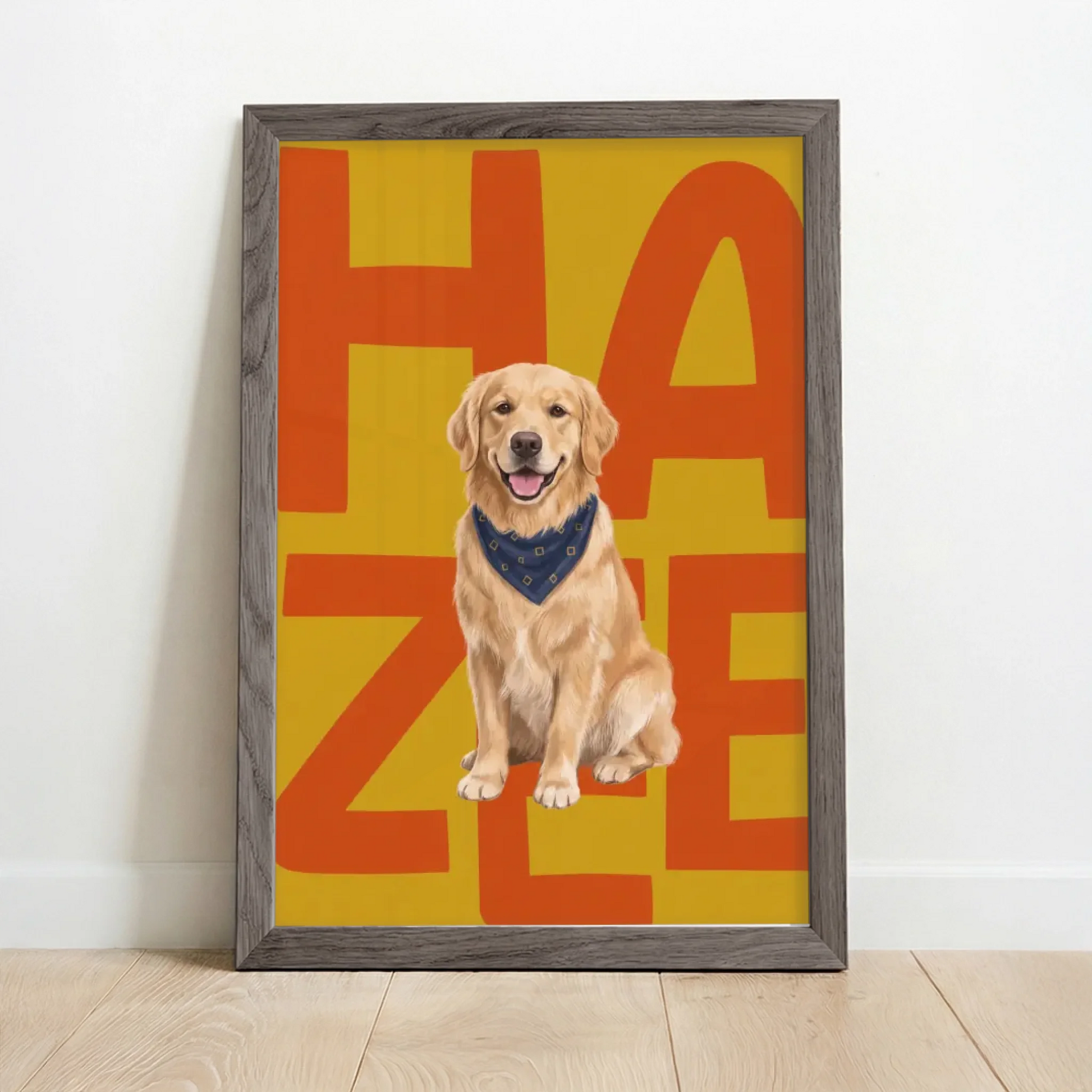 Framed Poster UK oak copy