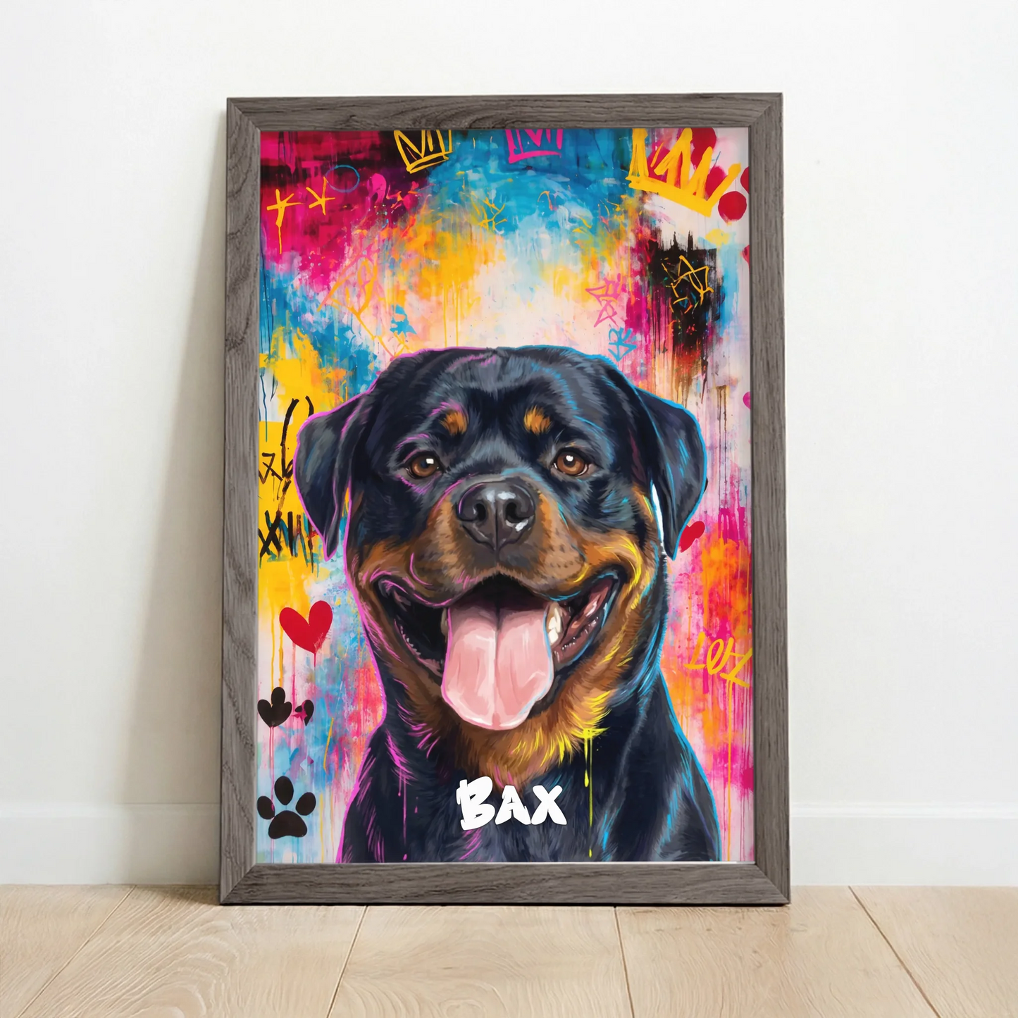 Framed Poster UK oak copy
