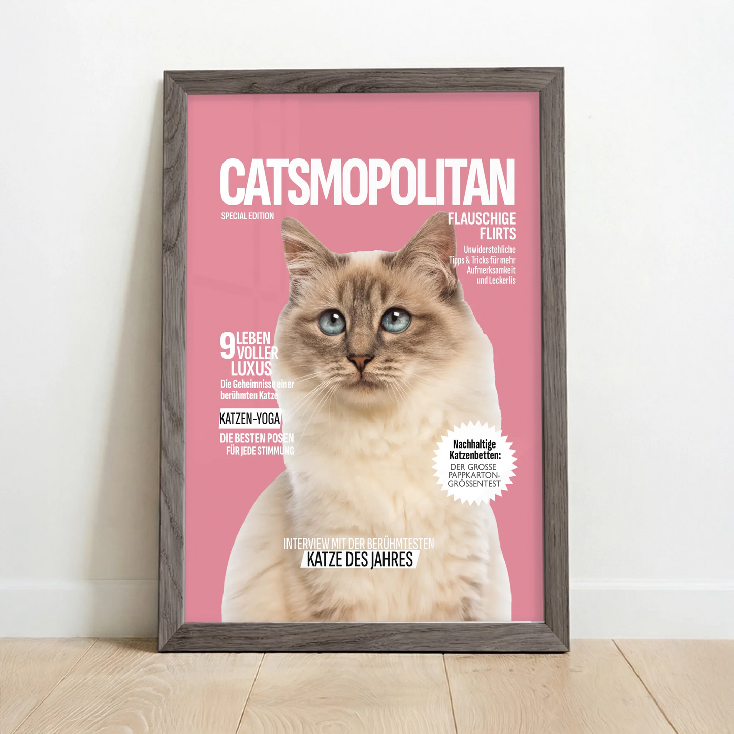 Framed Poster UK oak copy
