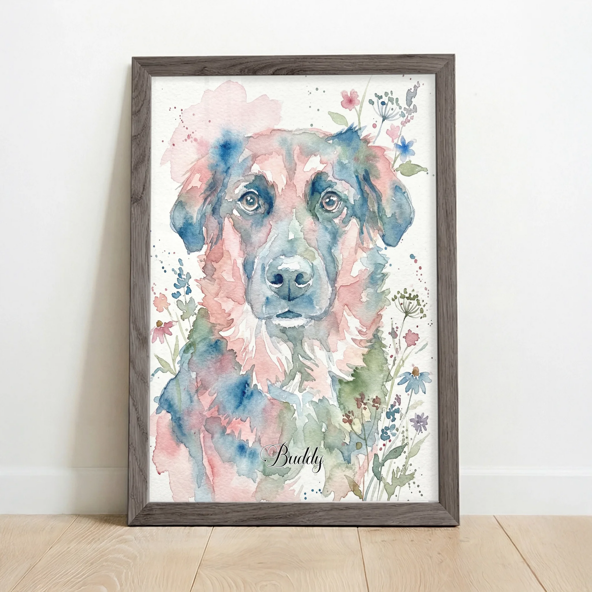 Framed Poster UK oak copy