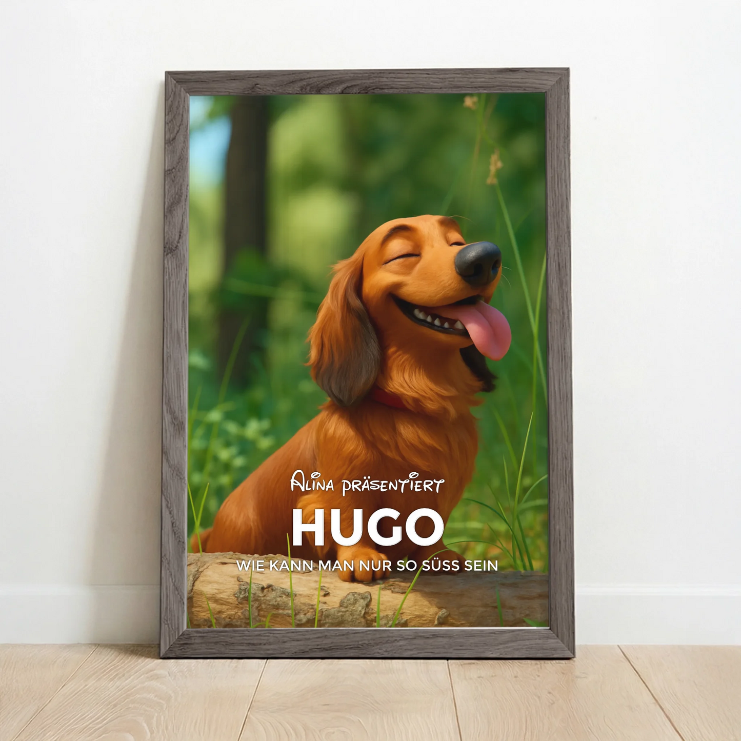 Framed Poster UK oak copy