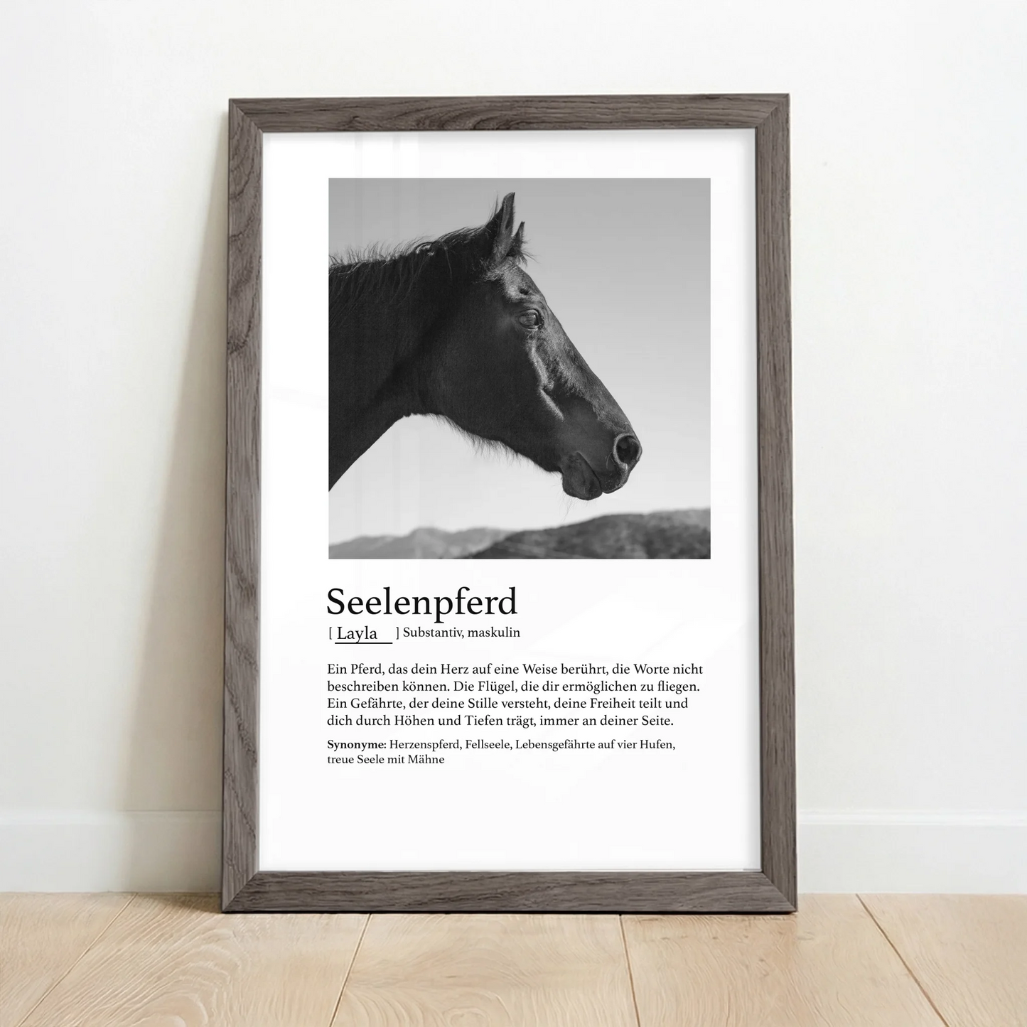 Framed Poster UK oak copy