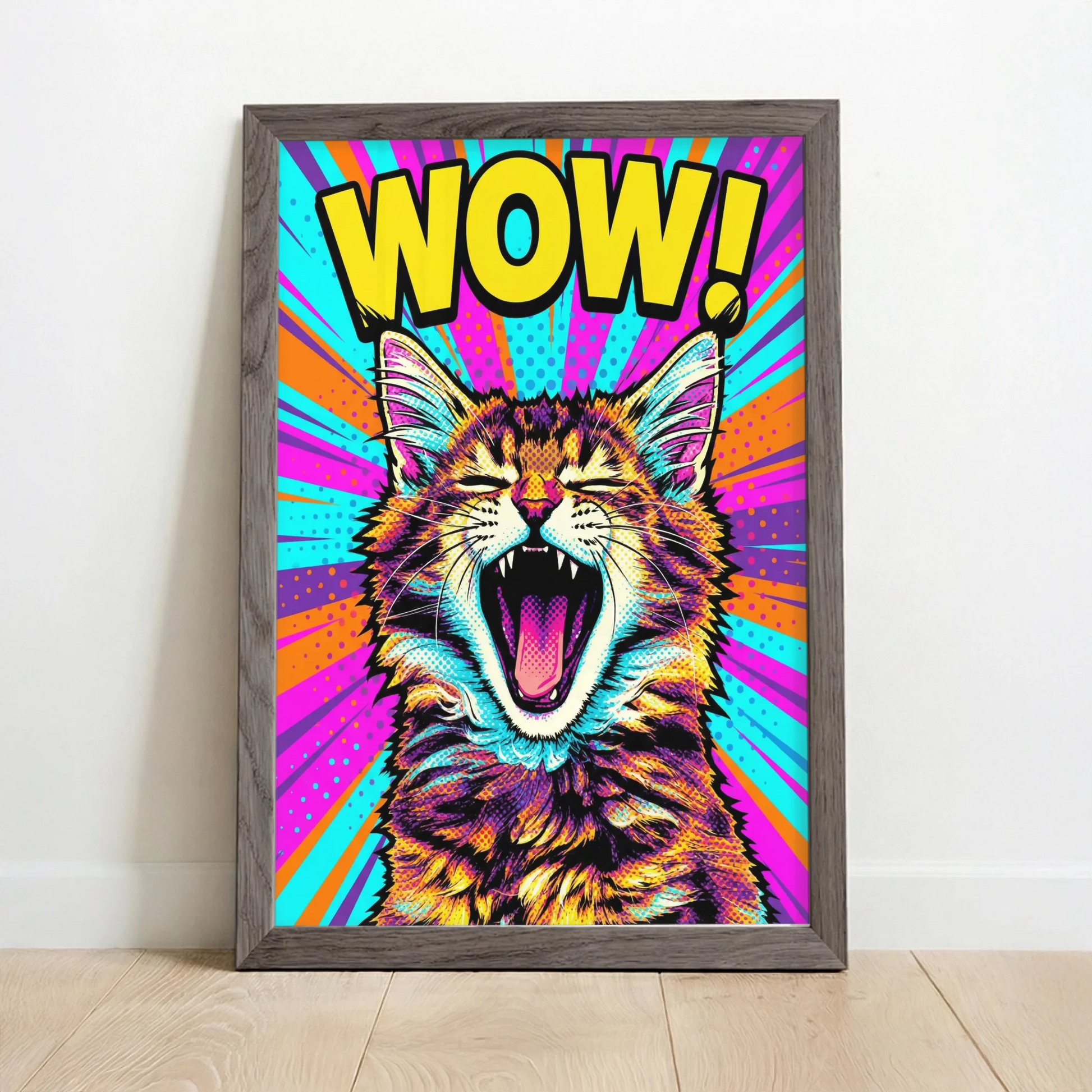 Framed Poster UK oak copy