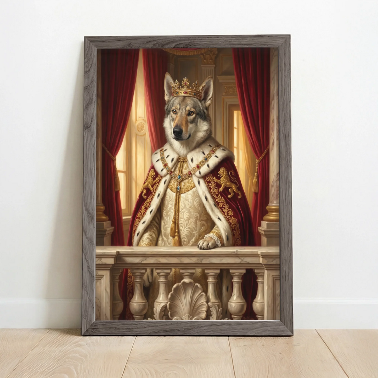 Framed Poster UK oak copy