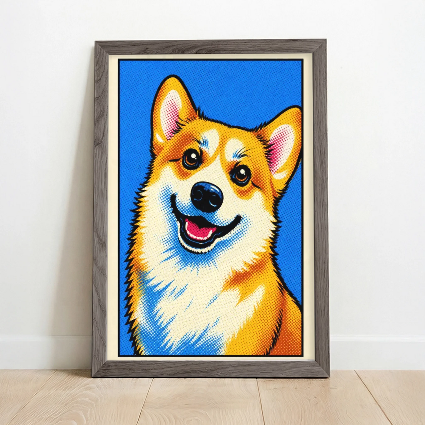 Framed Poster UK oak copy