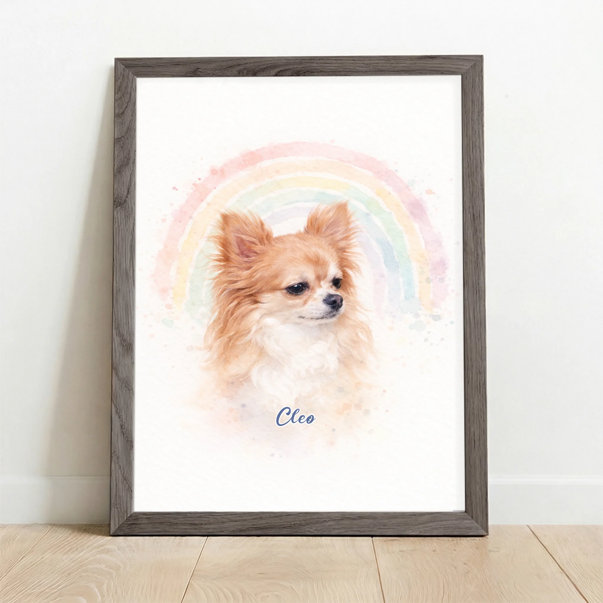 Framed Poster UK oak