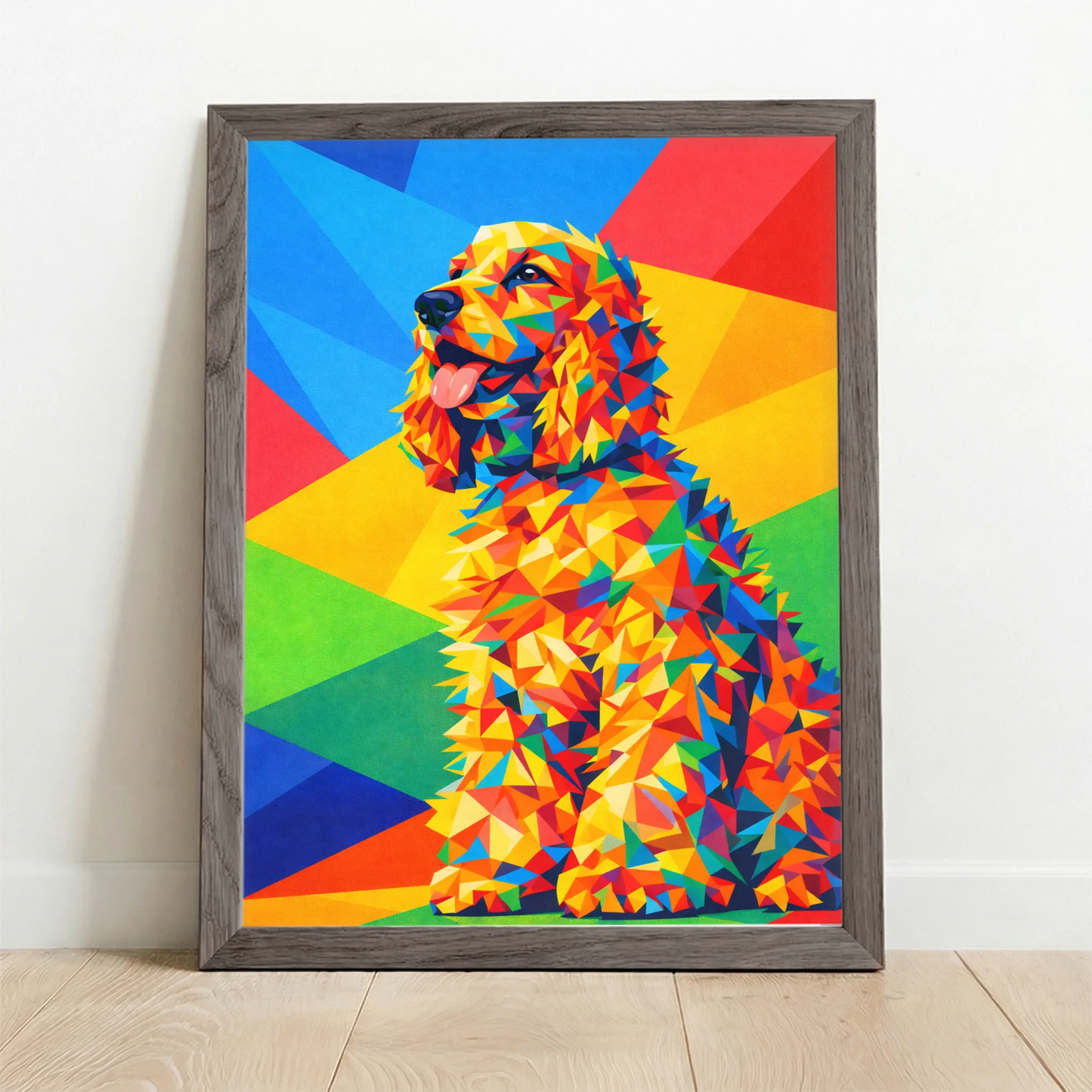 Framed Poster UK oak