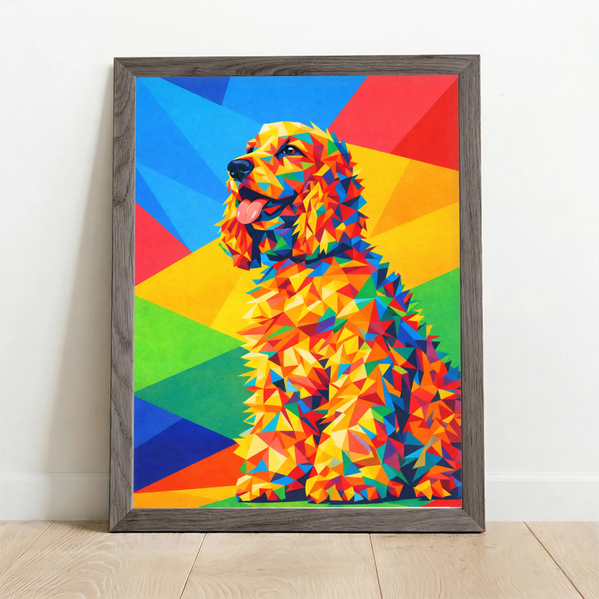 Framed Poster UK oak