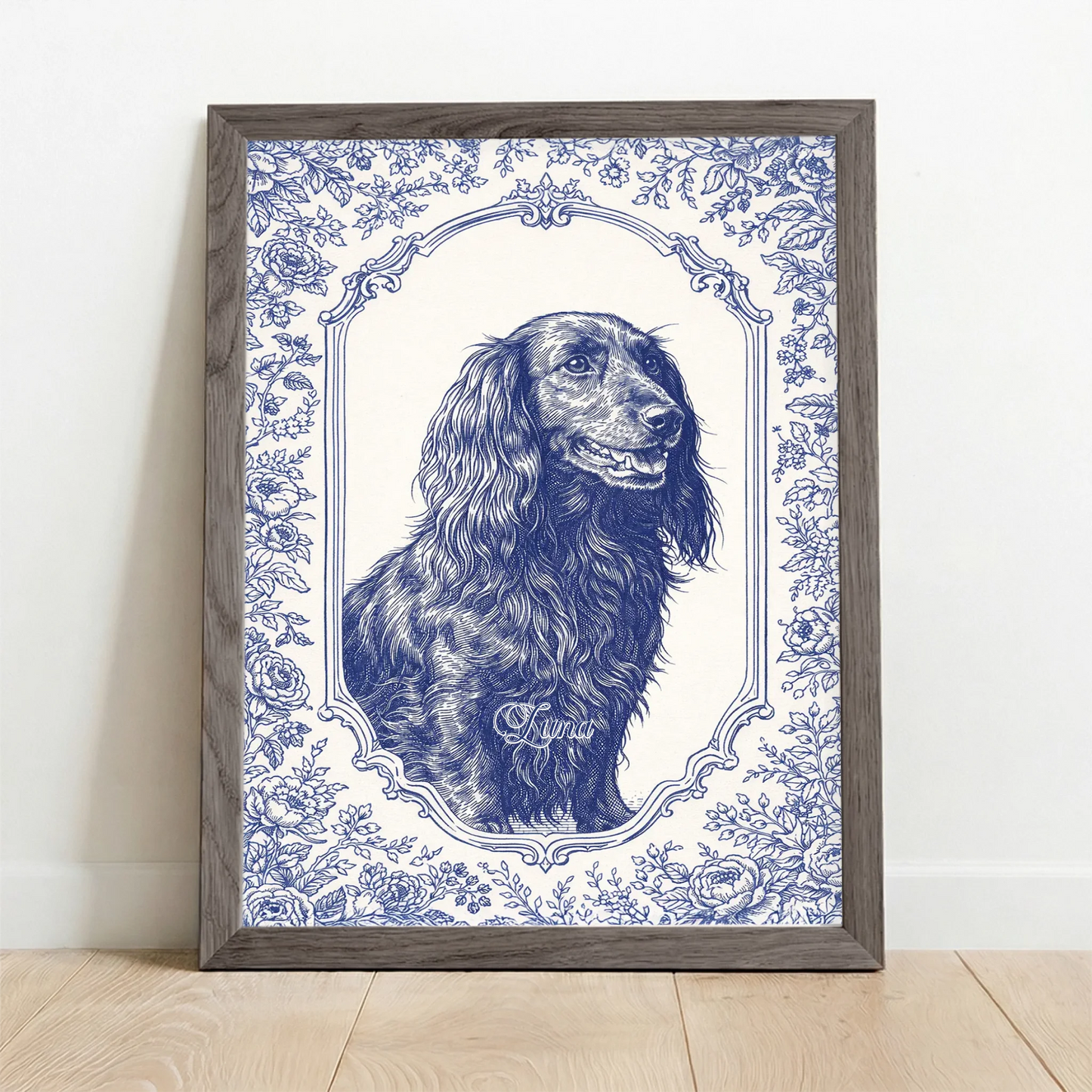 Framed Poster UK oak