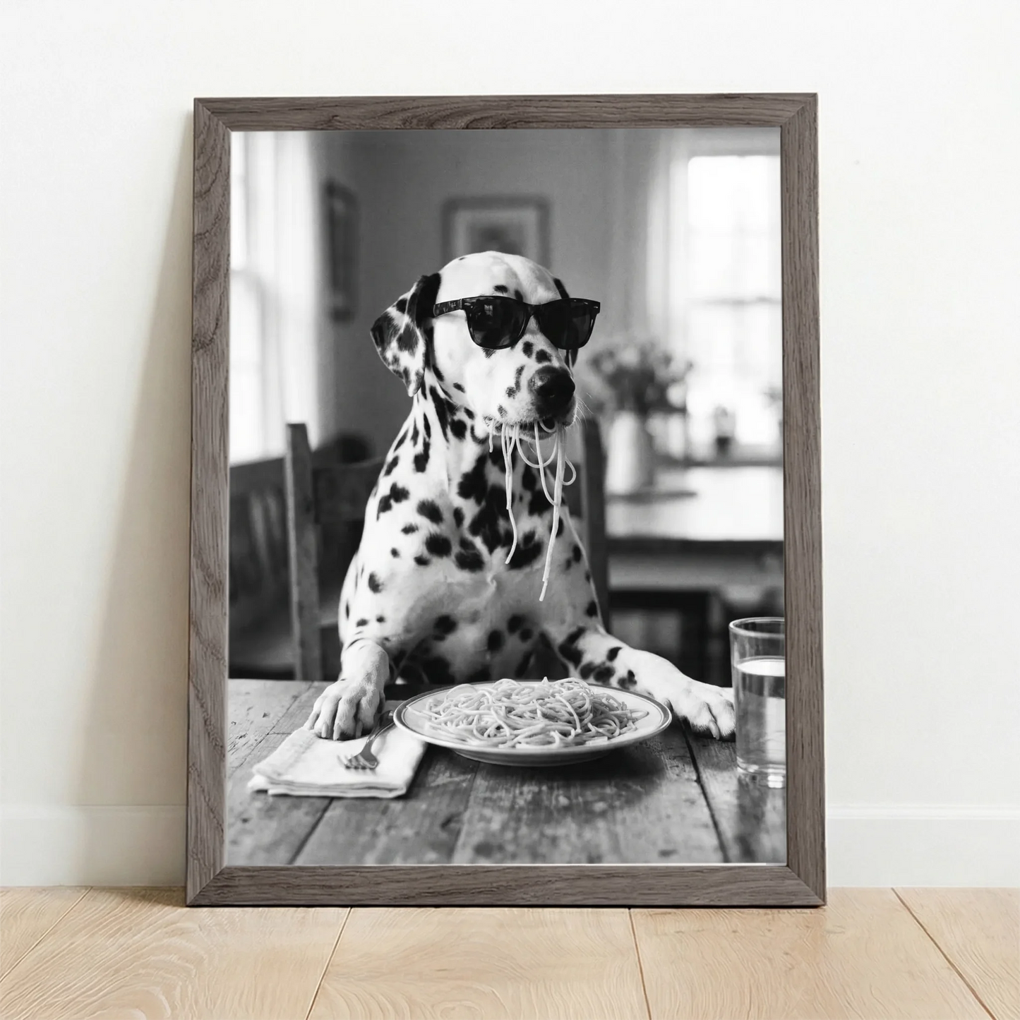 Framed Poster UK oak