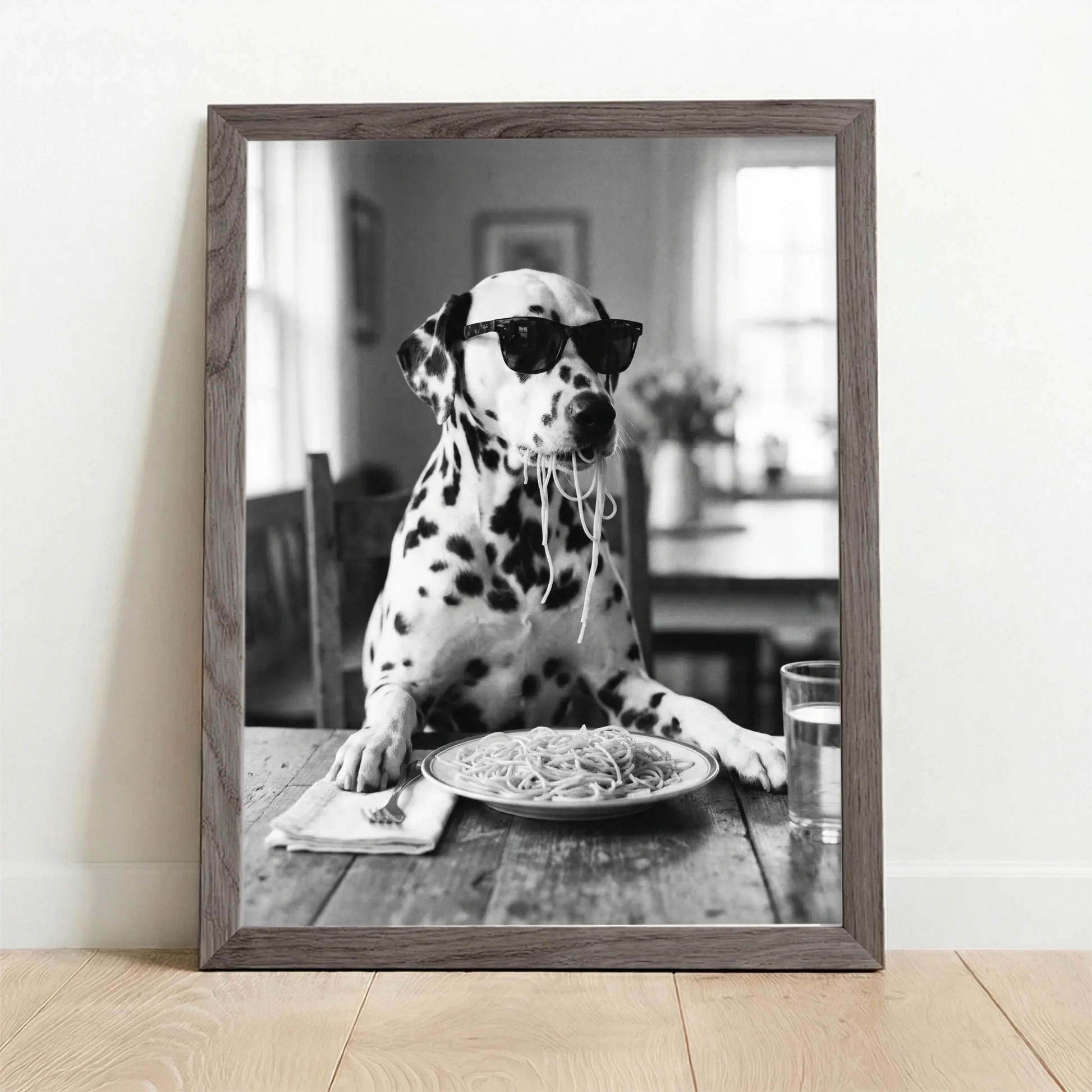 Framed Poster UK oak