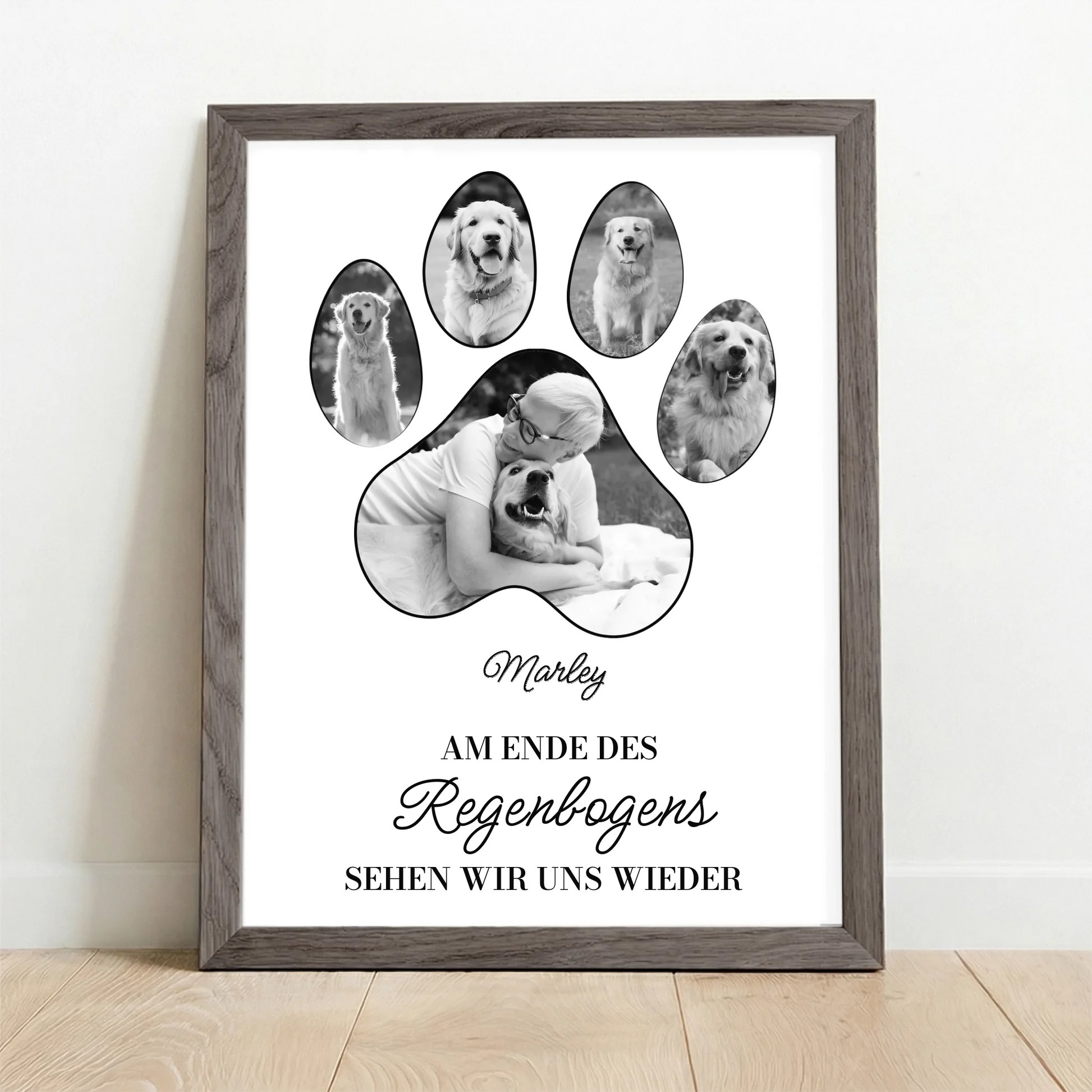Framed Poster UK oak