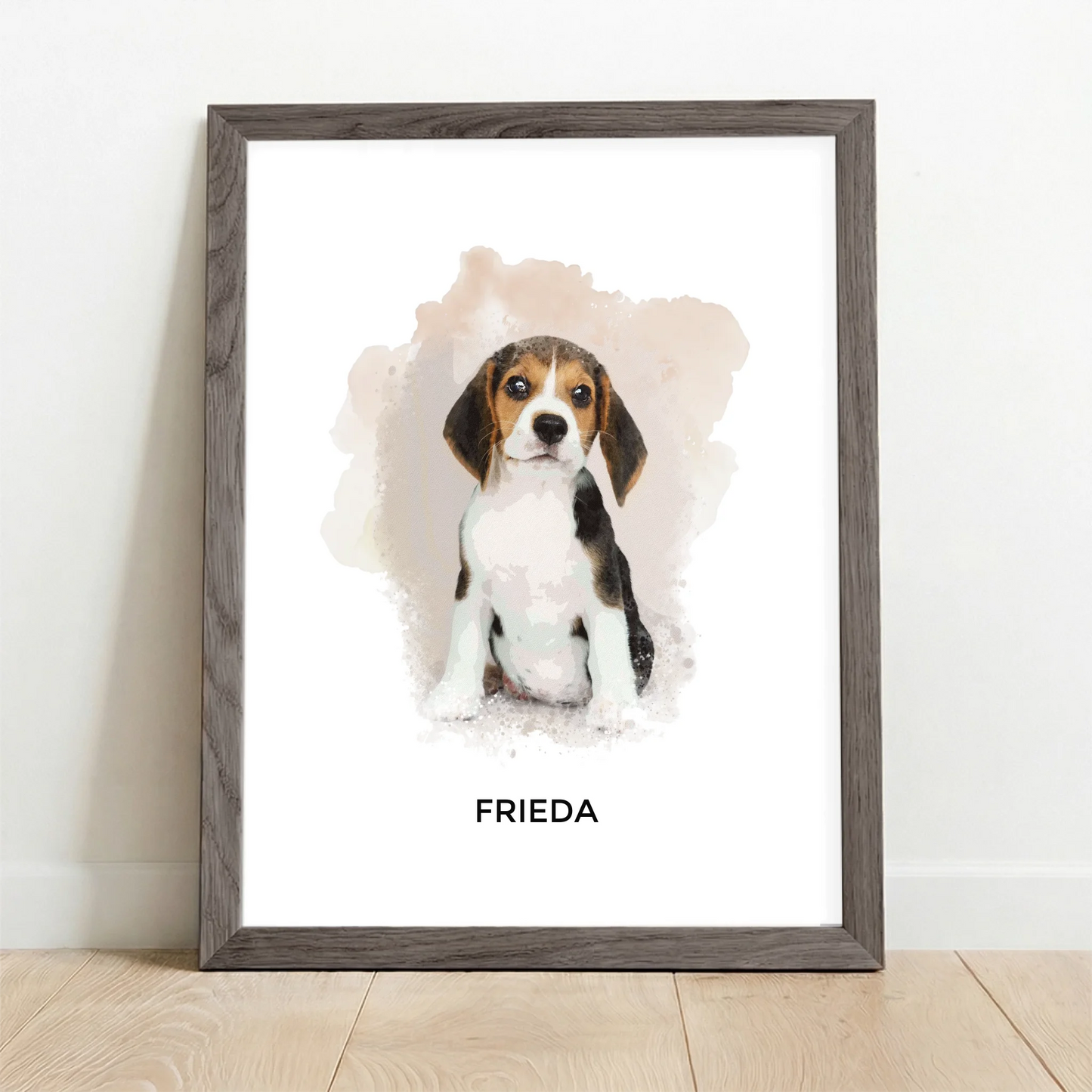 Framed Poster UK oak