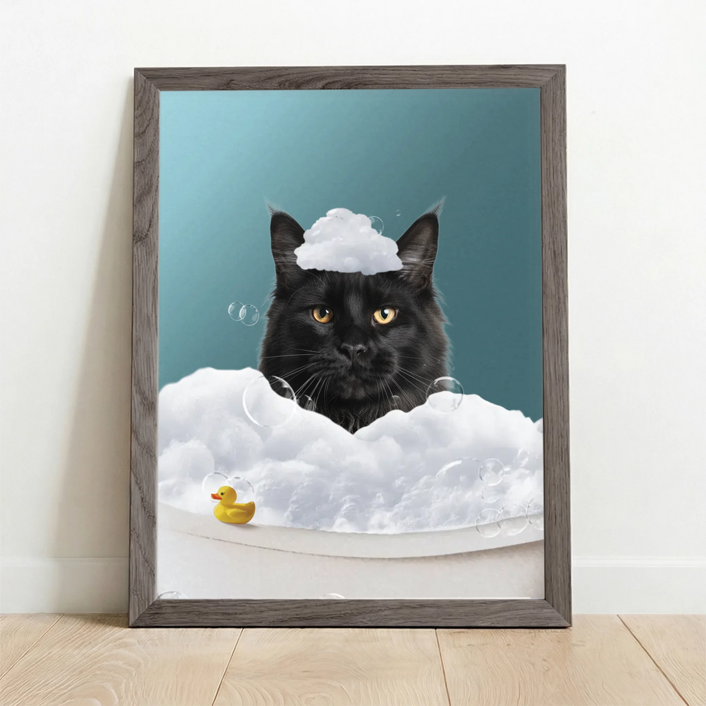 Framed Poster UK oak