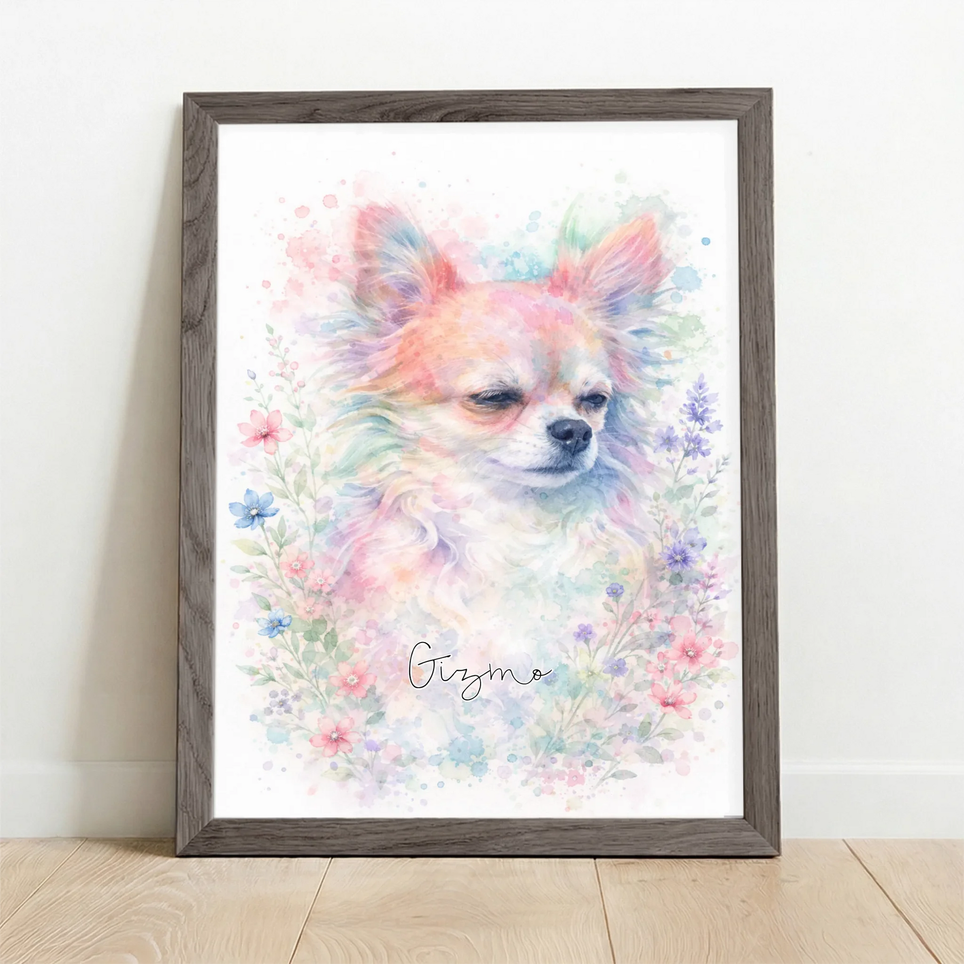Framed Poster UK oak