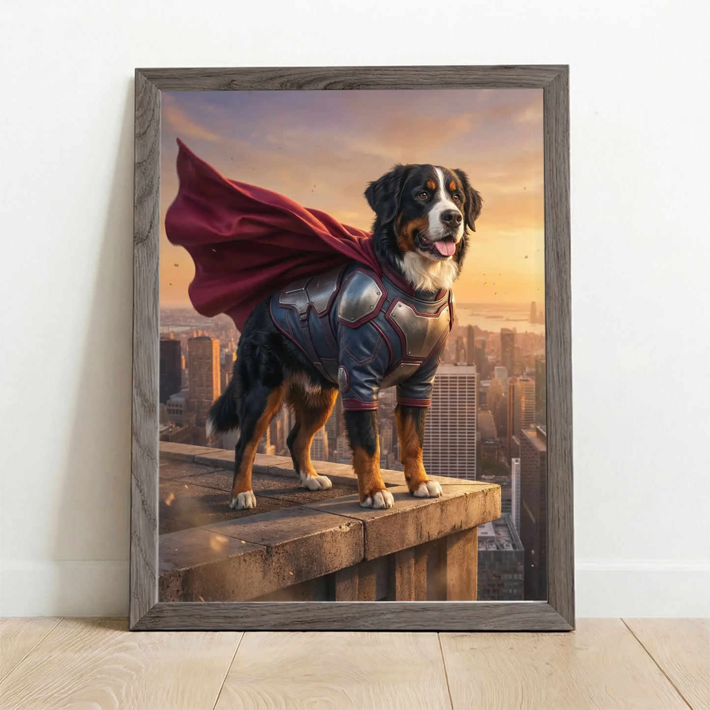 Framed Poster UK oak