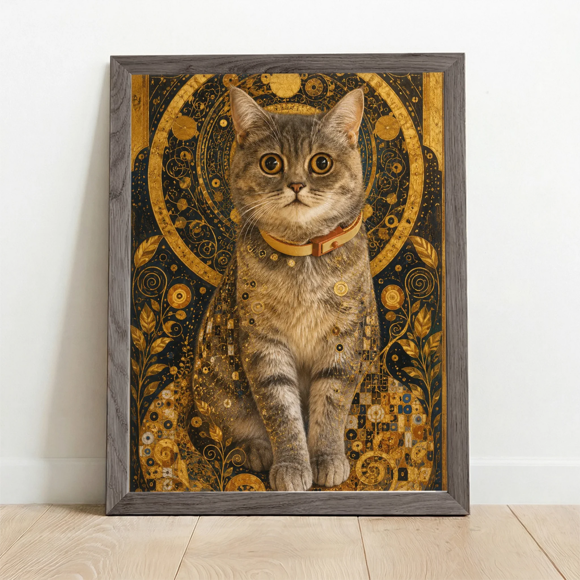 Framed Poster UK oak
