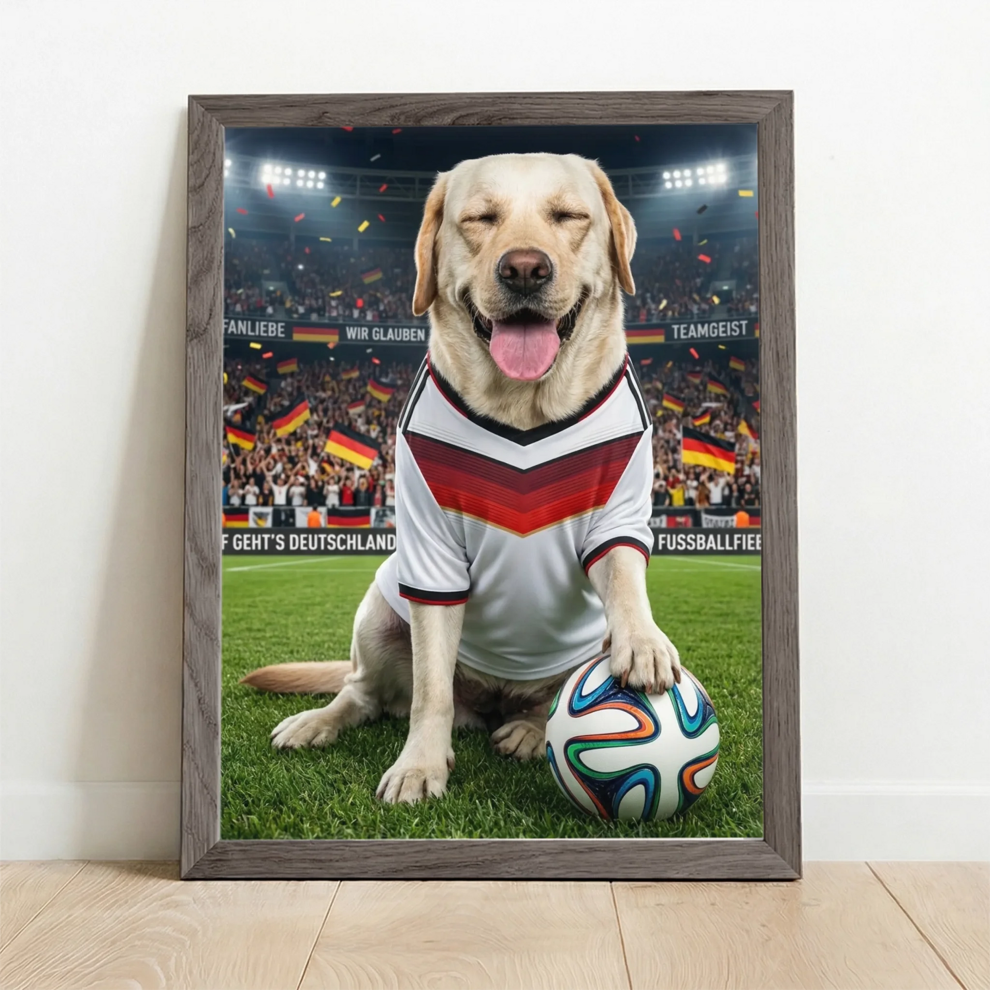 Framed Poster UK oak