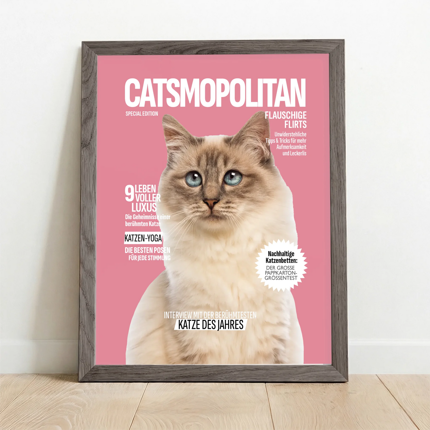 Framed Poster UK oak