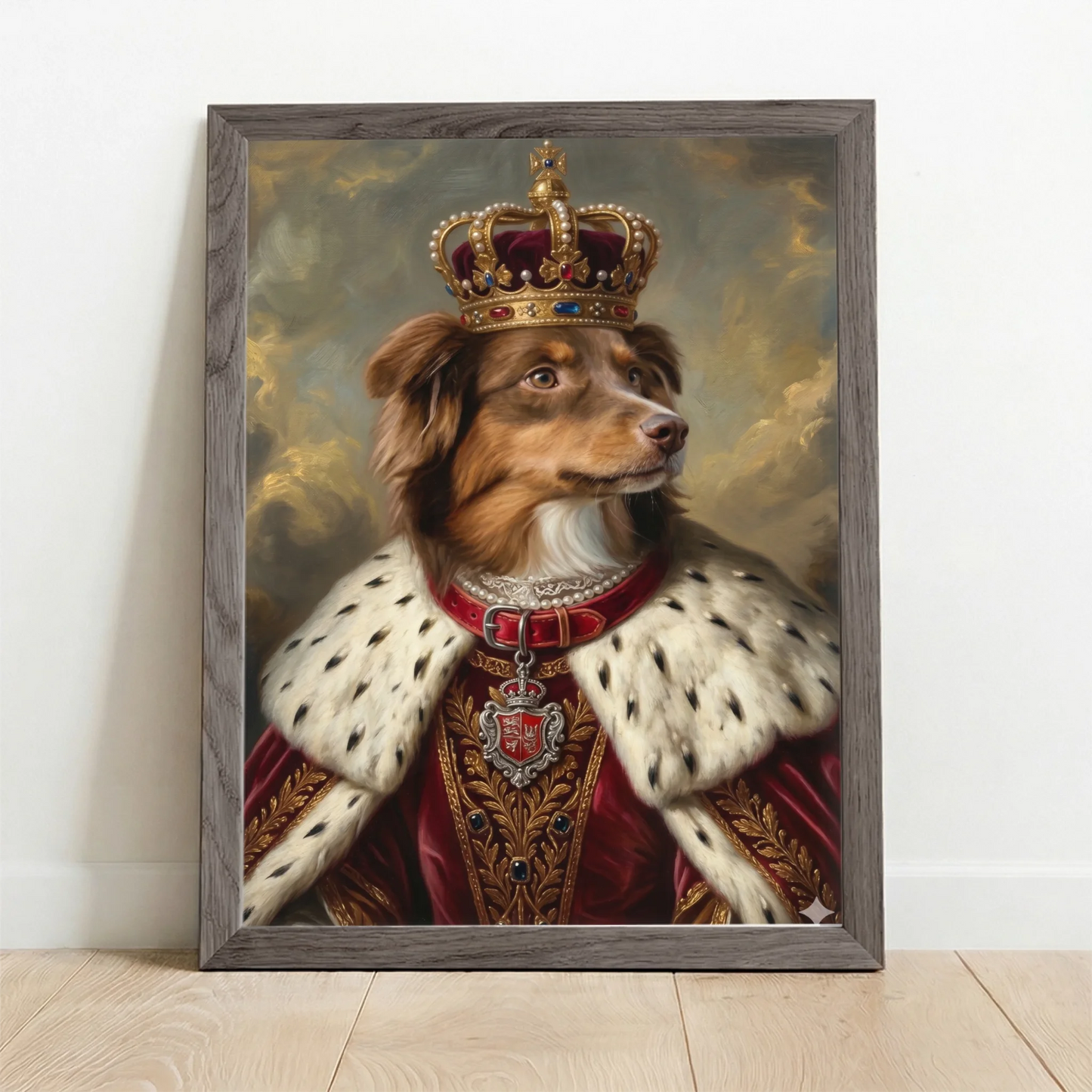 Framed Poster UK oak