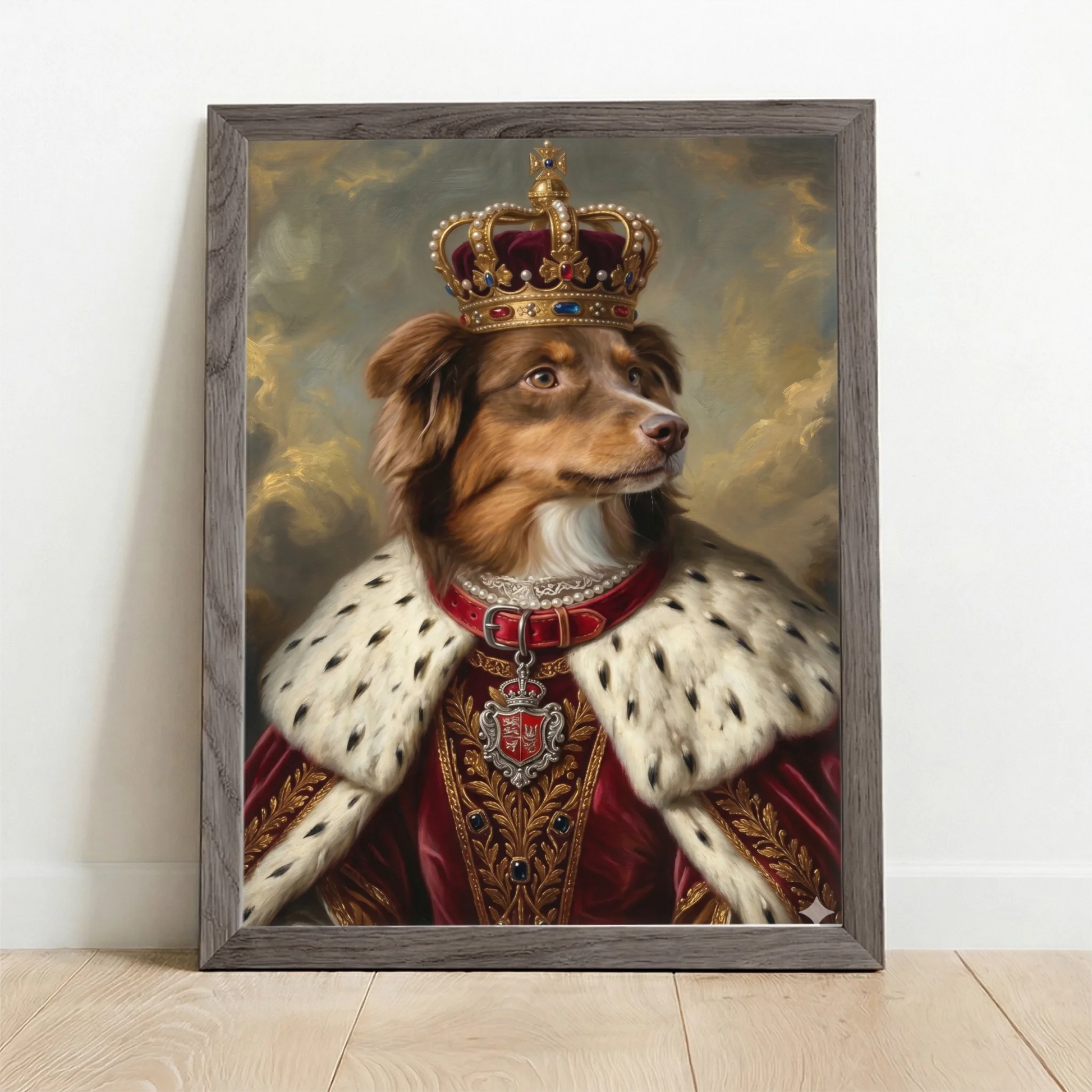Framed Poster UK oak