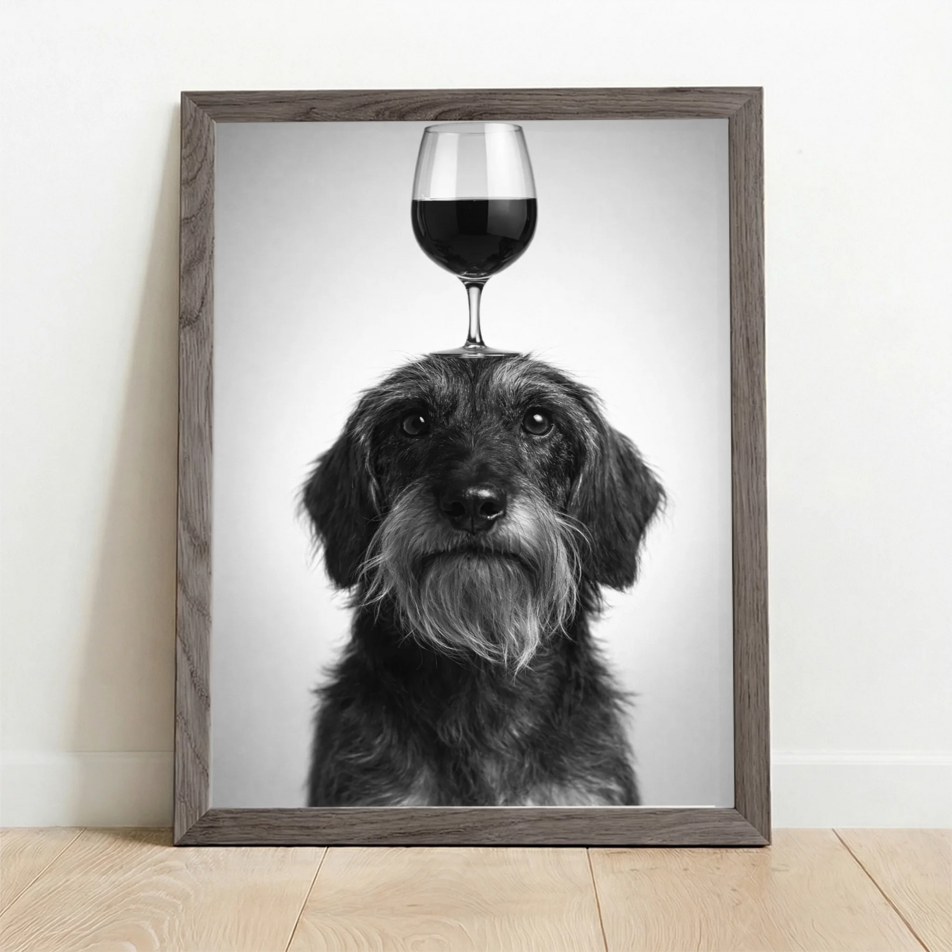 Framed Poster UK oak