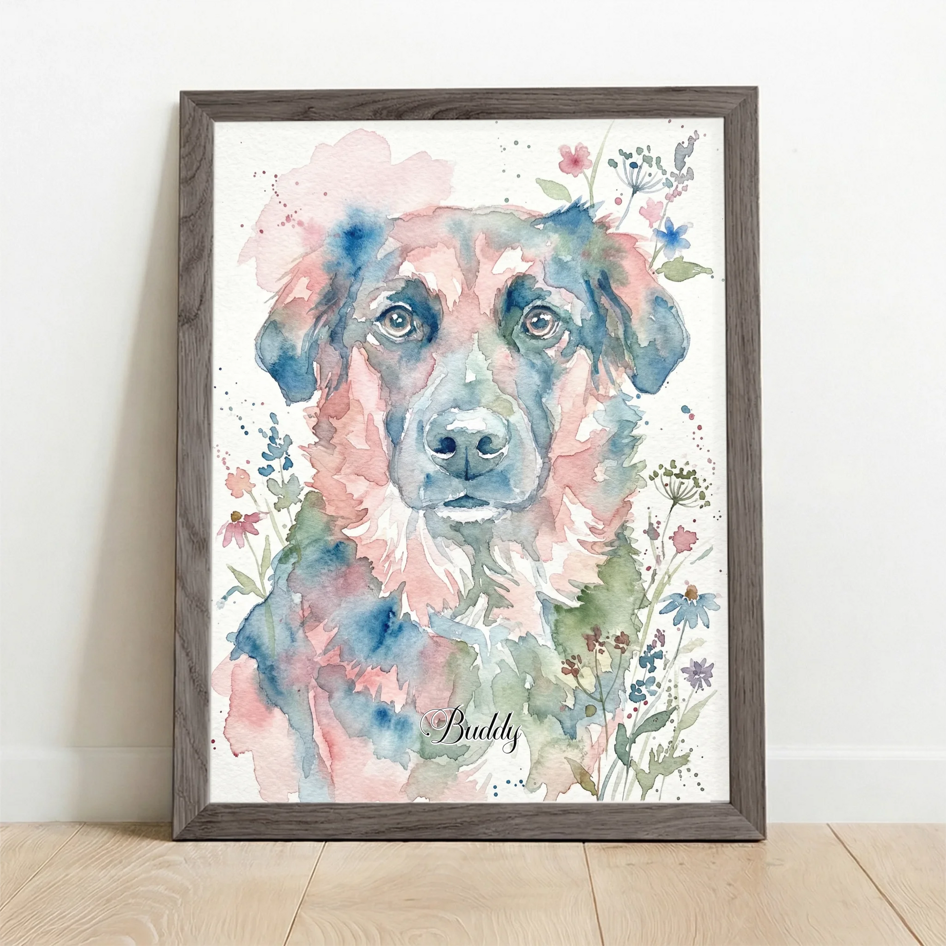 Framed Poster UK oak