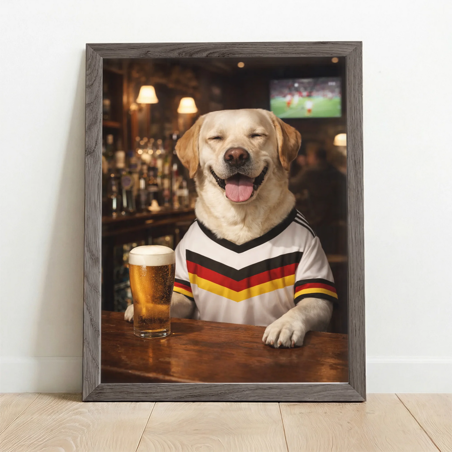 Framed Poster UK oak