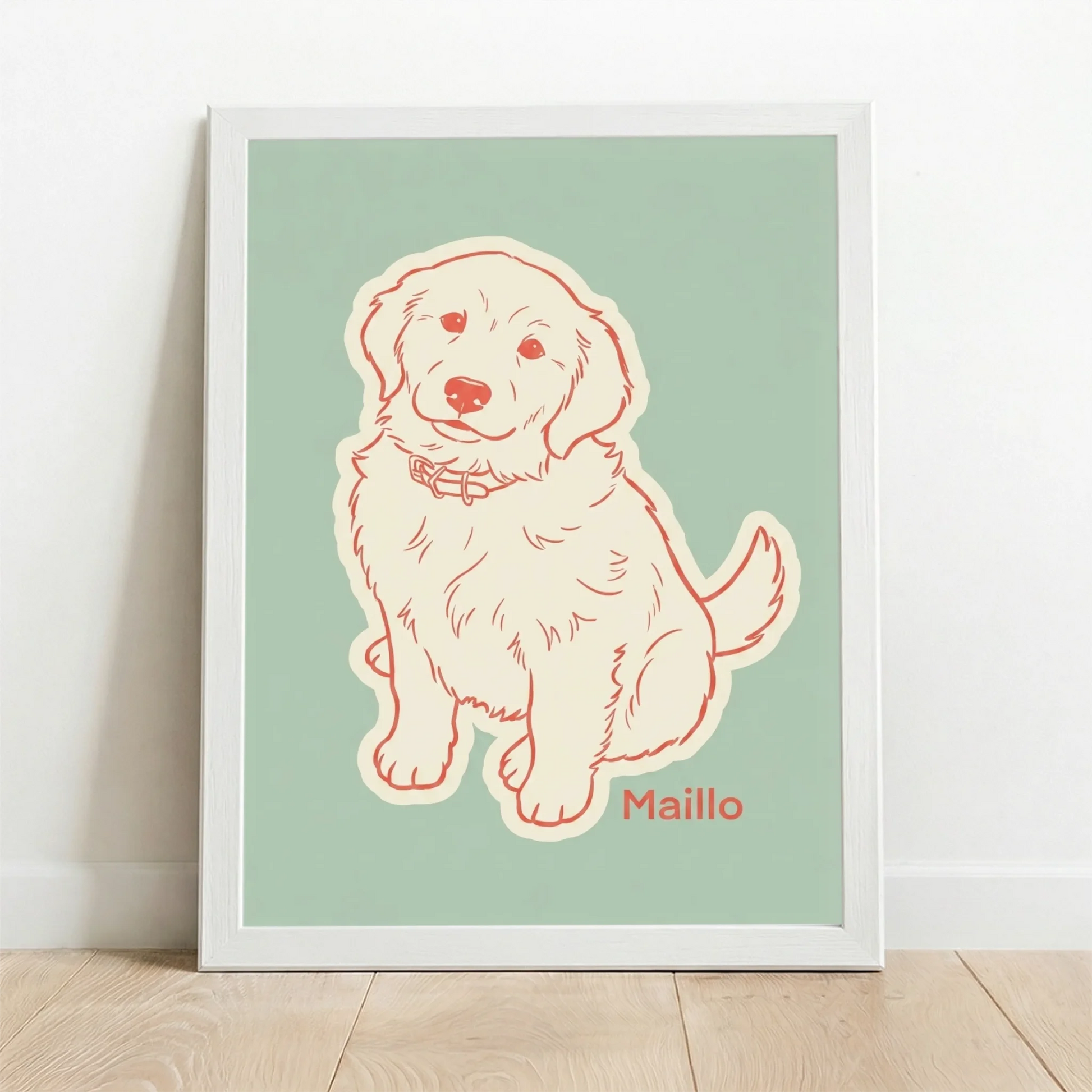 Framed Poster white