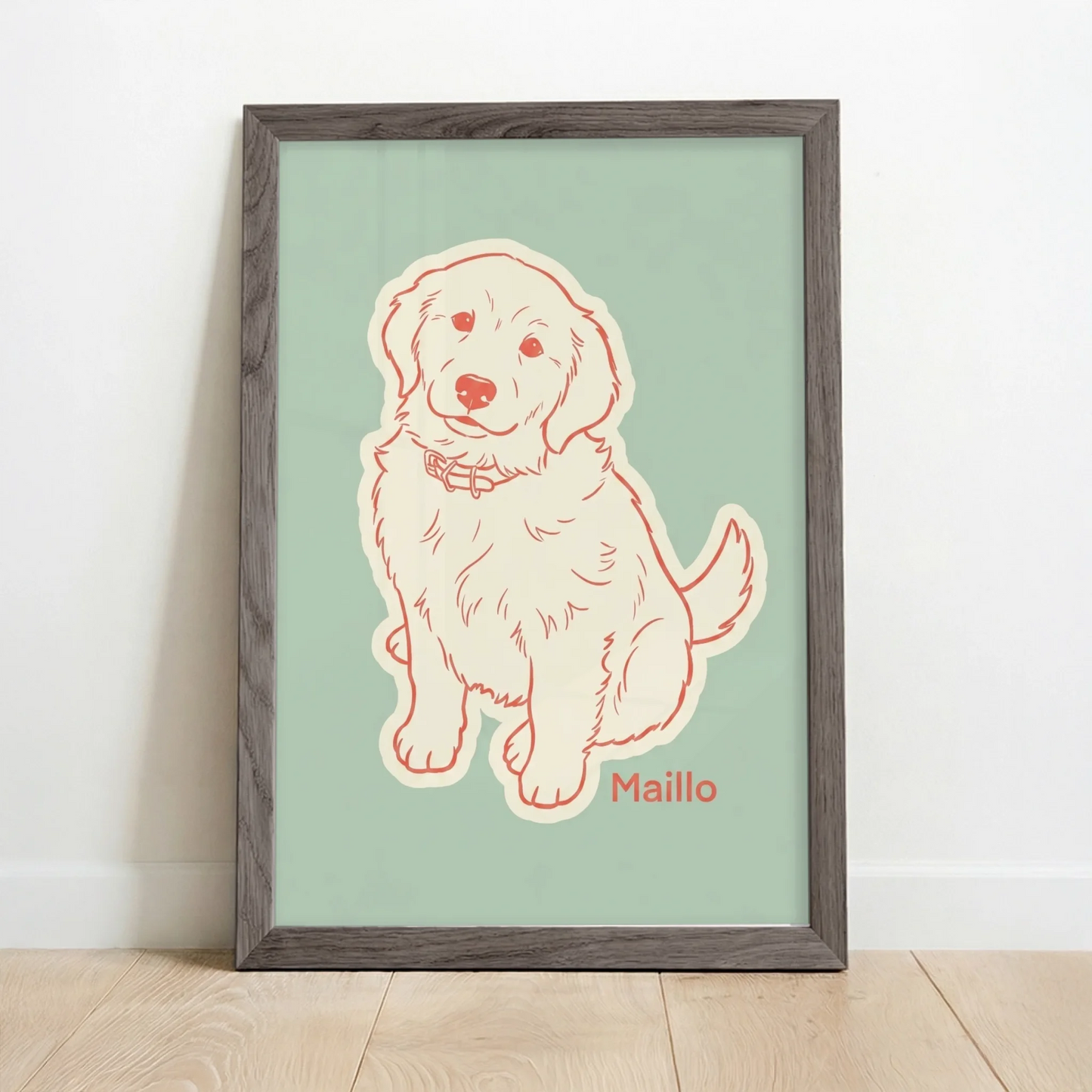 Framed Poster UK oak copy