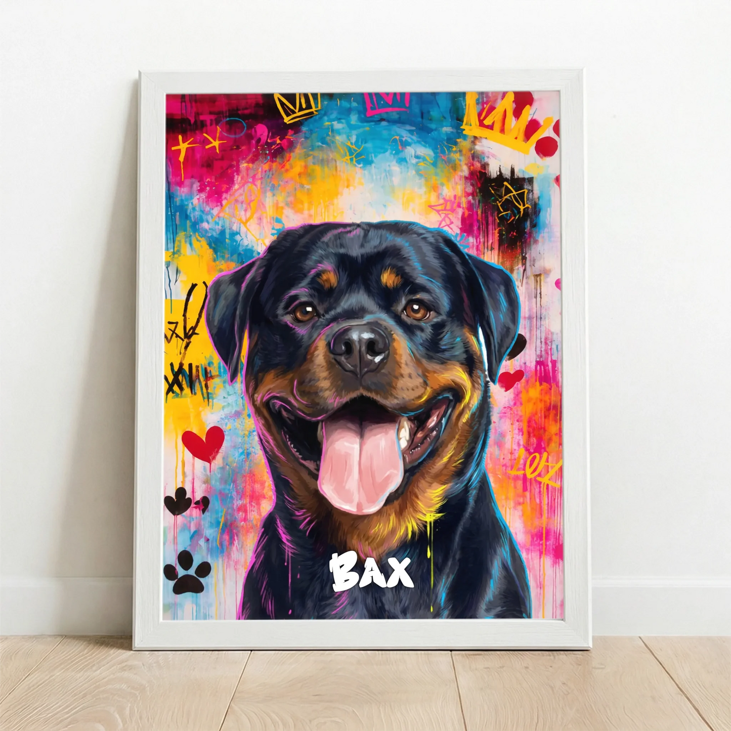 Framed Poster white