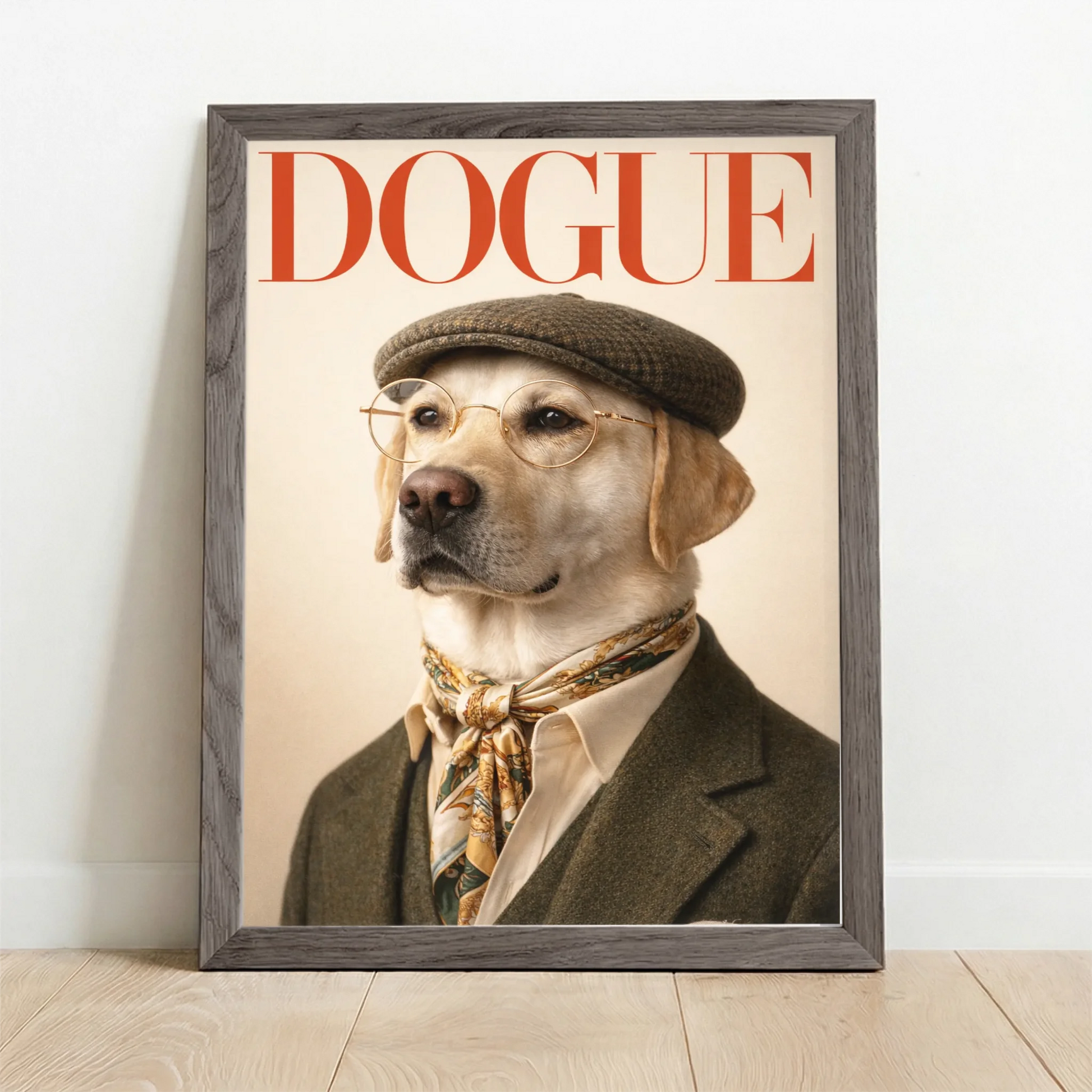 Framed Poster UK oak