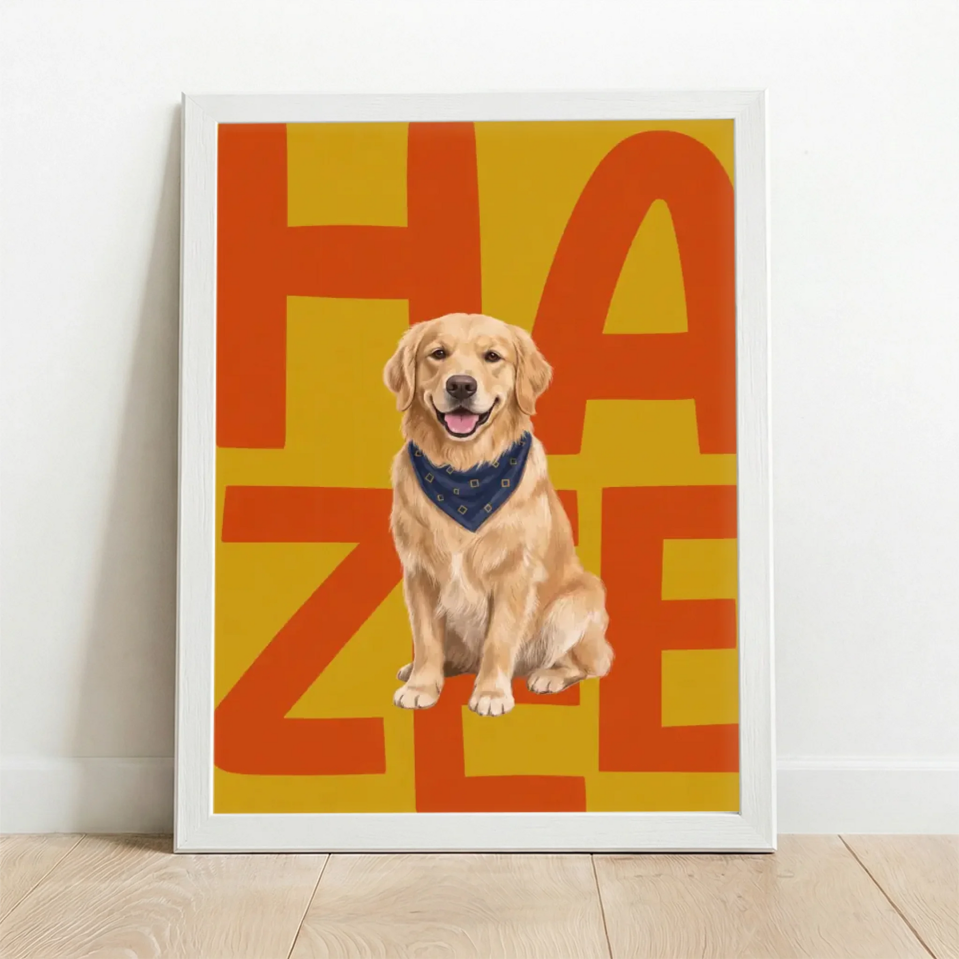 Framed Poster white