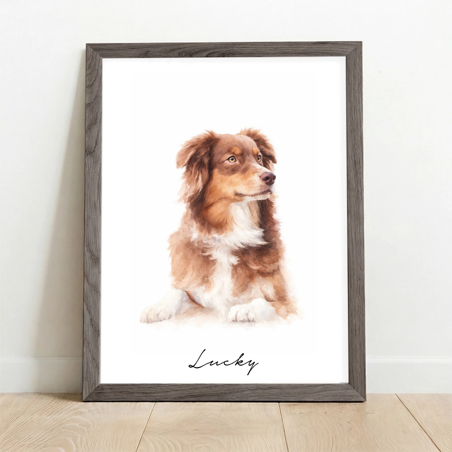 Framed Poster UK oak