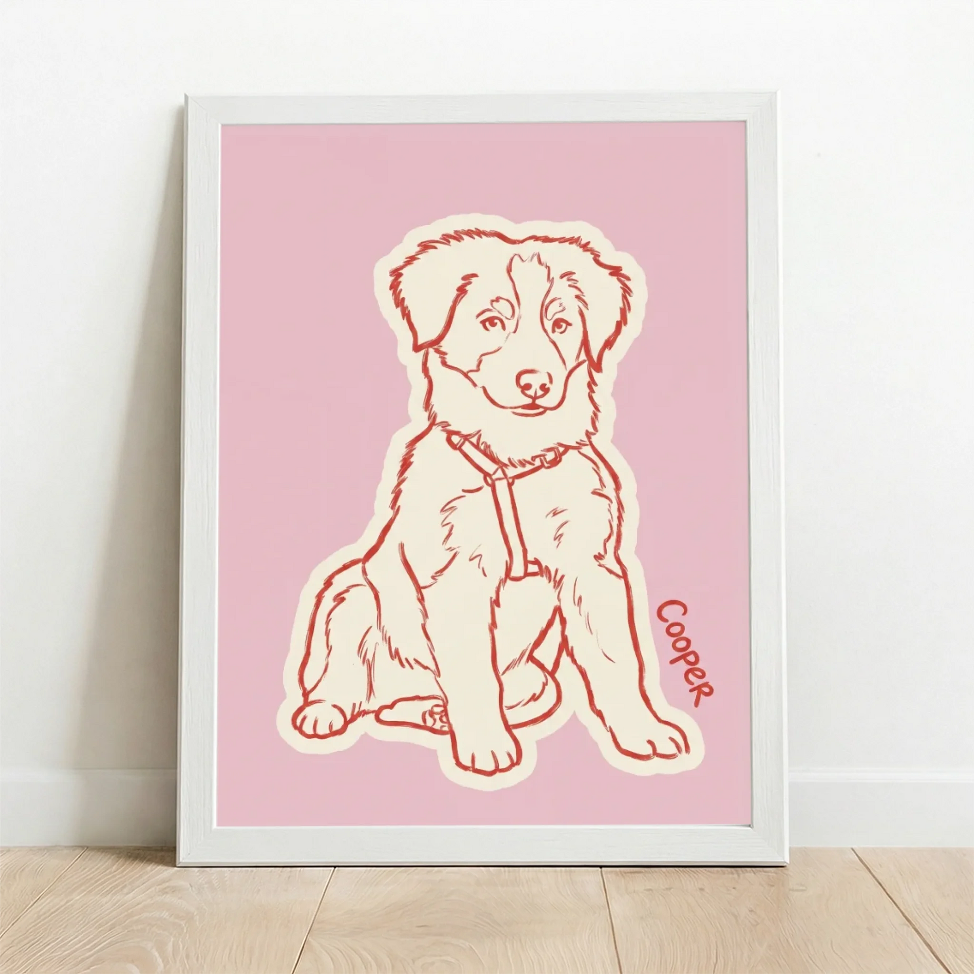 Framed Poster white
