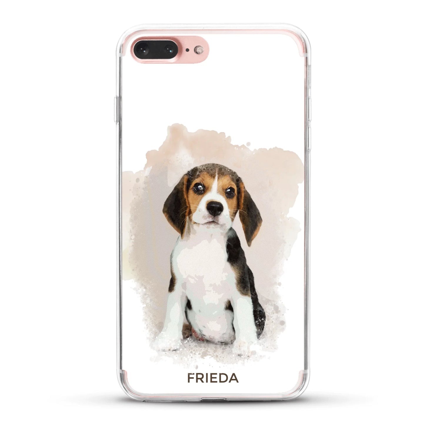 Personalisierte Handyhülle - Wasserfarben