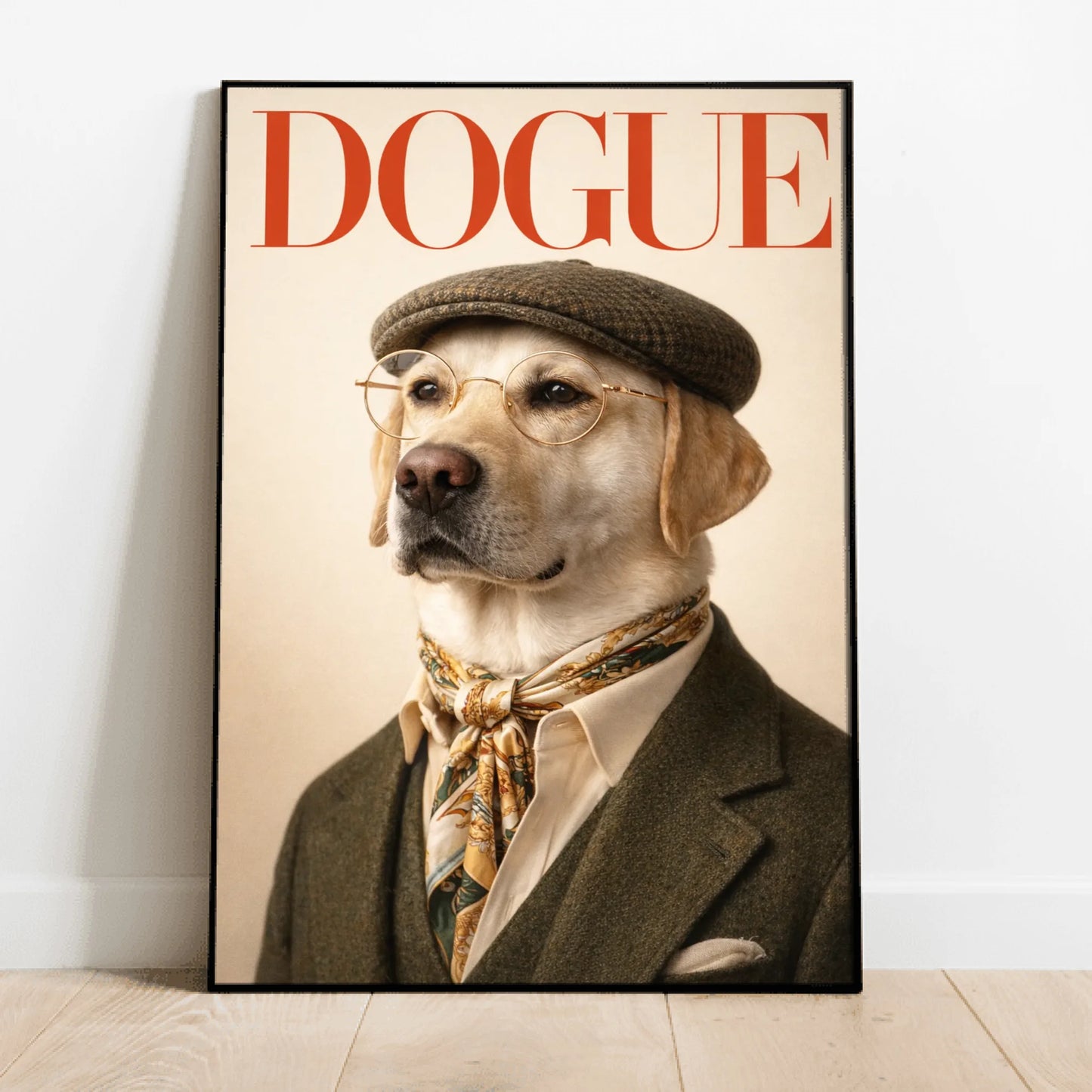 Personalisiertes Poster - Dogue mit Hund